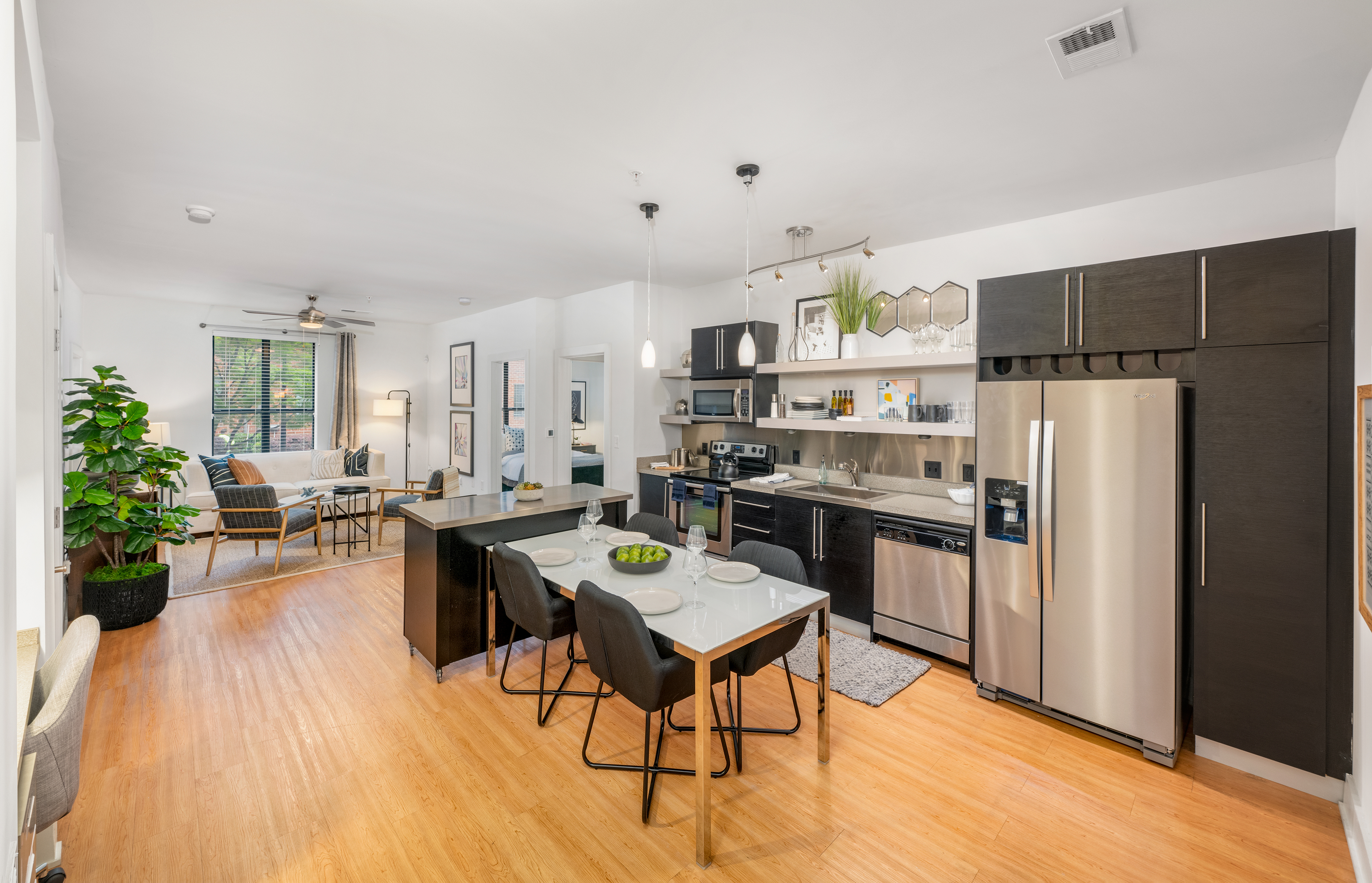 Model at MAA South Line luxury apartment homes in Charlotte, NC