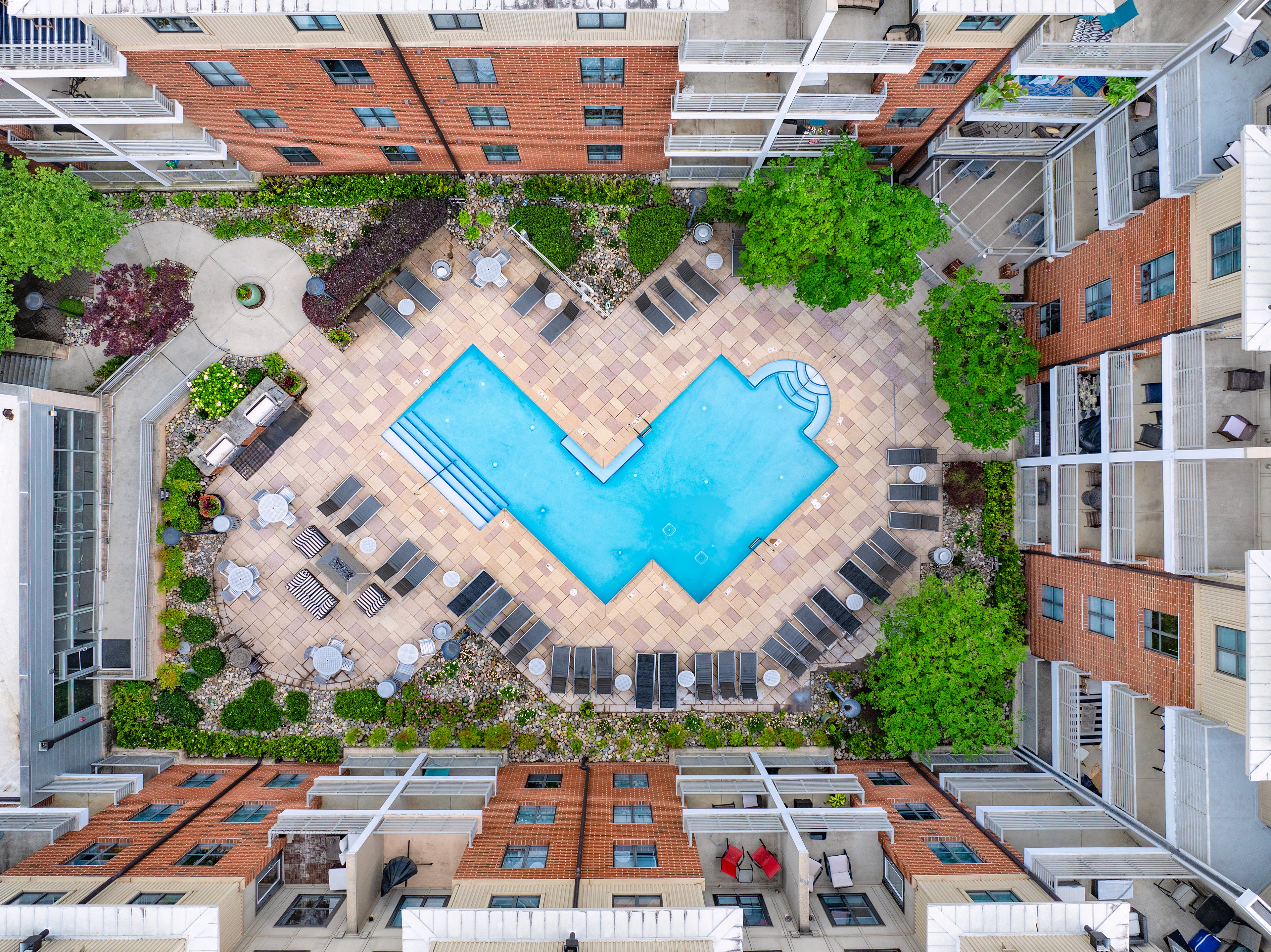 Pool at MAA South Line luxury apartment homes in Charlotte, NC