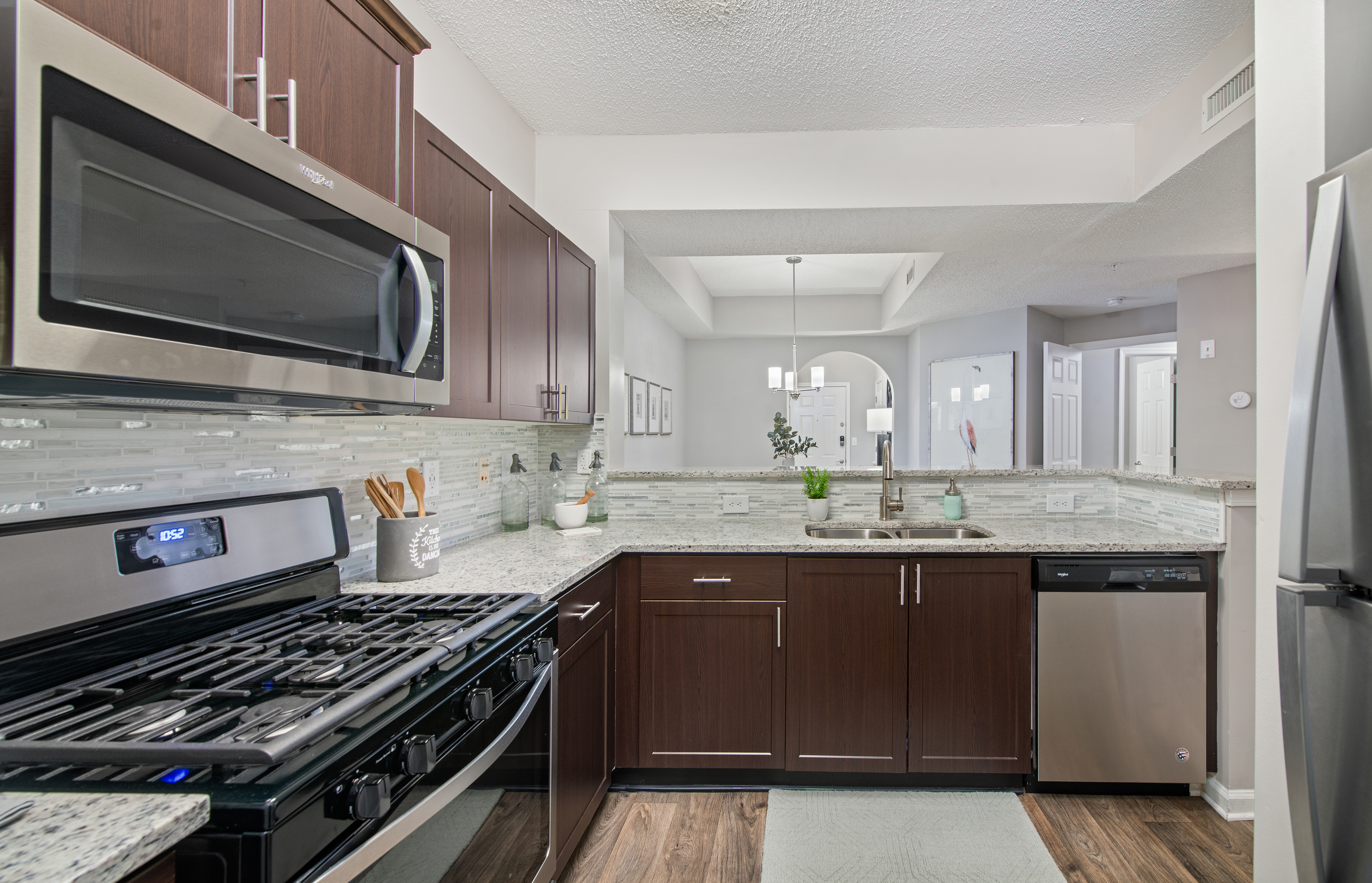 Kitchen at MAA South Park luxury apartment homes in Charlotte, NC