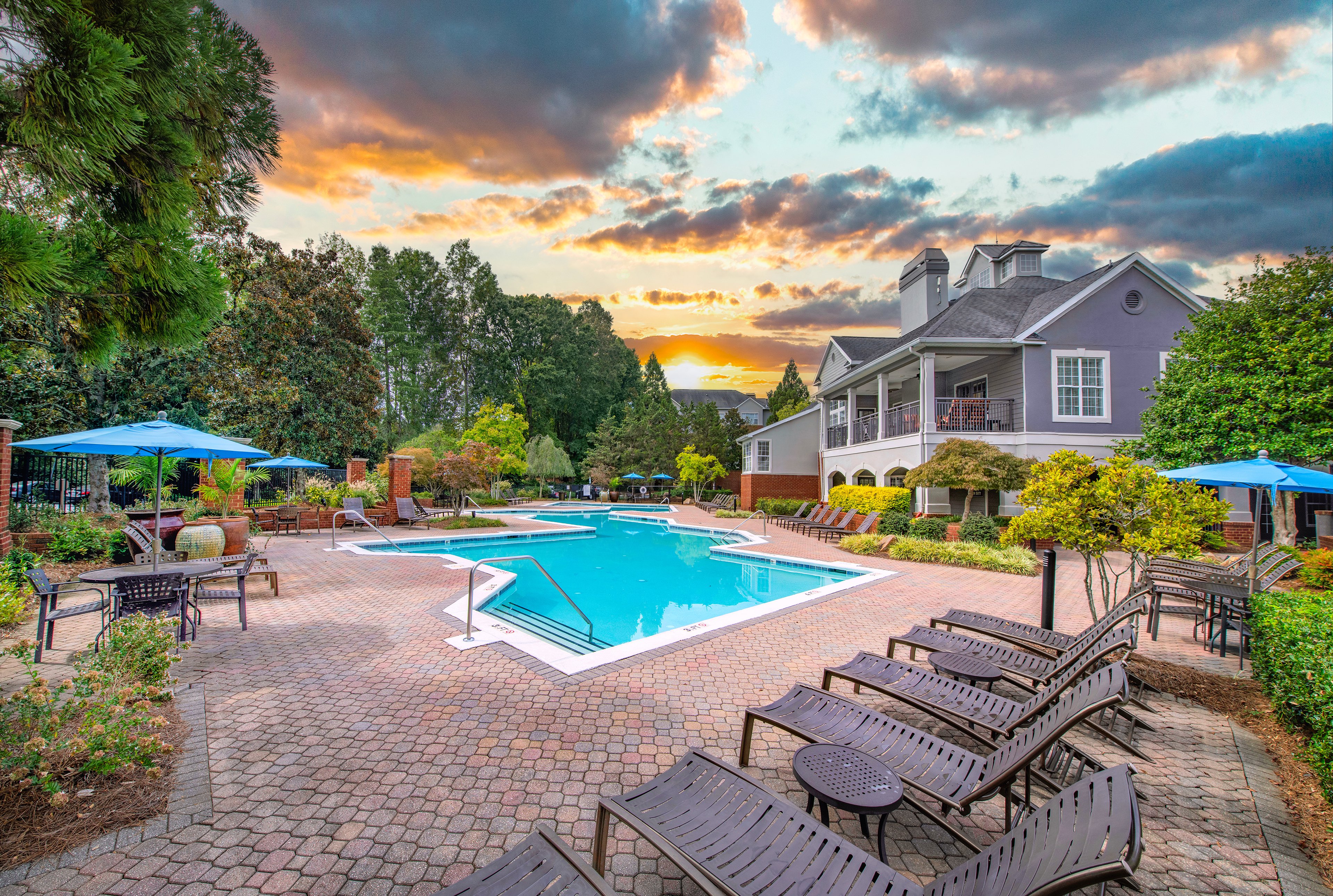 Pool at MAA South Park luxury apartment homes in Charlotte, NC