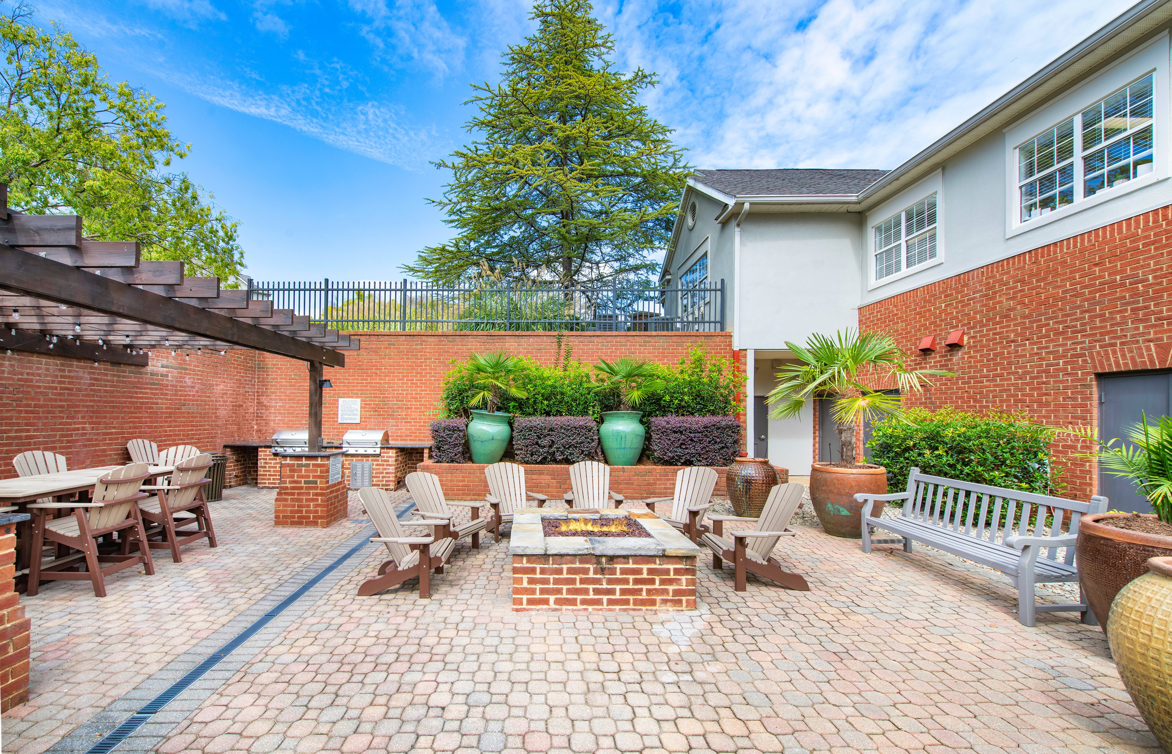 Firepit at MAA South Park luxury apartment homes in Charlotte, NC