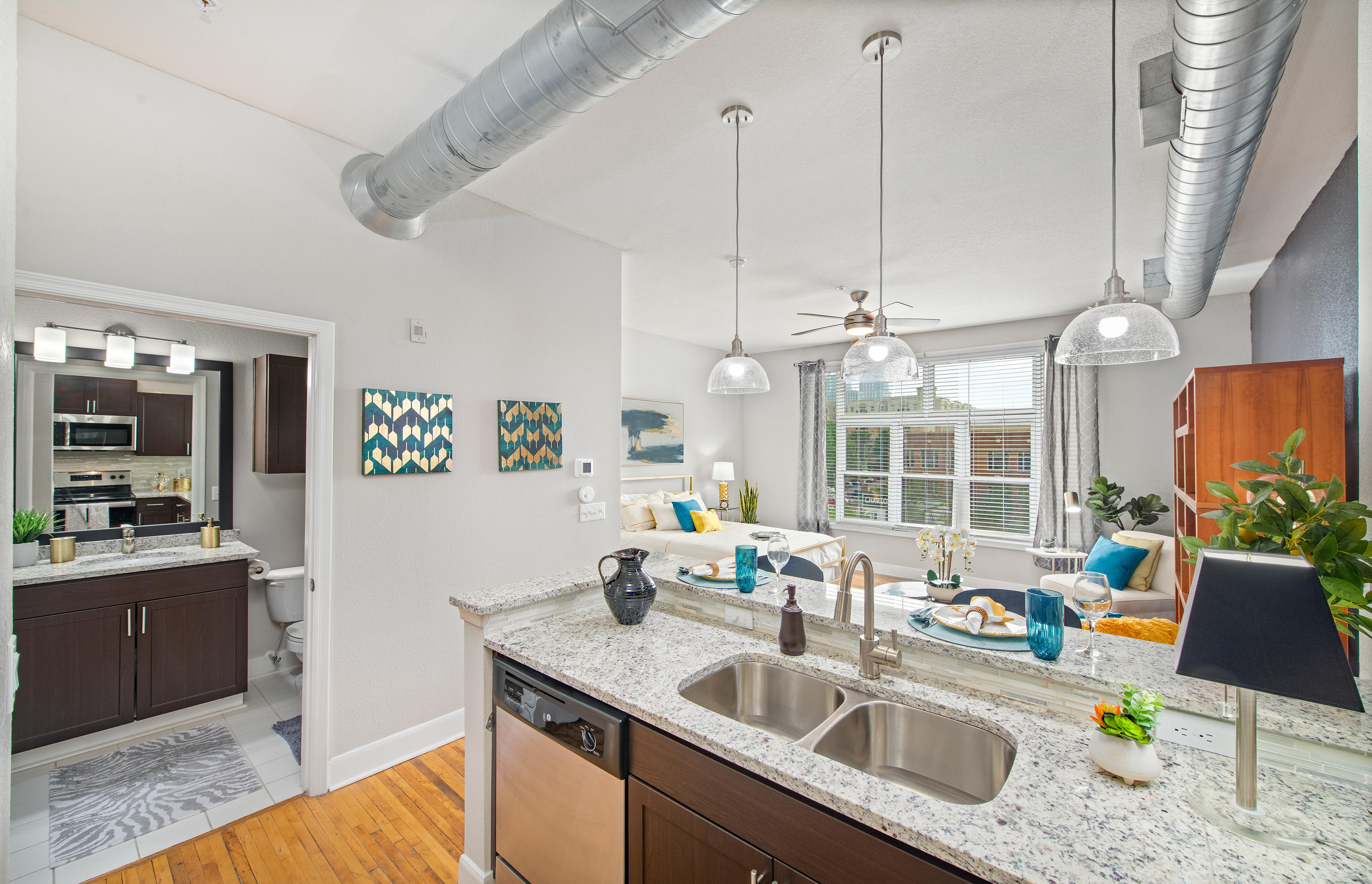 Model Unit at MAA Uptown luxury apartment homes in Charlotte, NC
