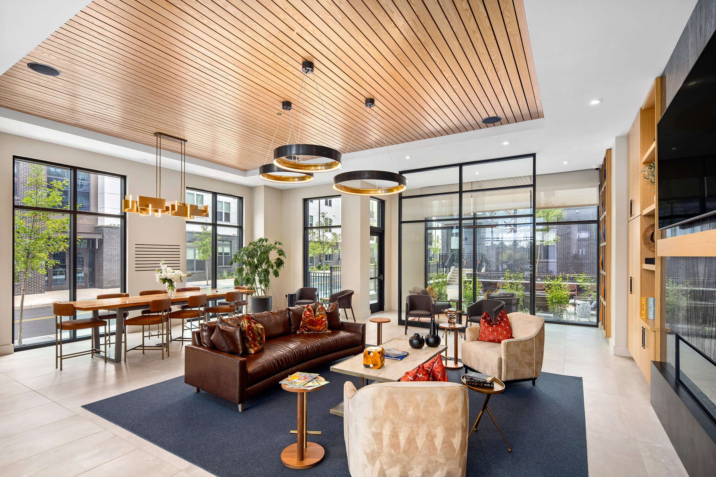 Clubhouse at MAA Nixie luxury apartment homes in Durham, NC