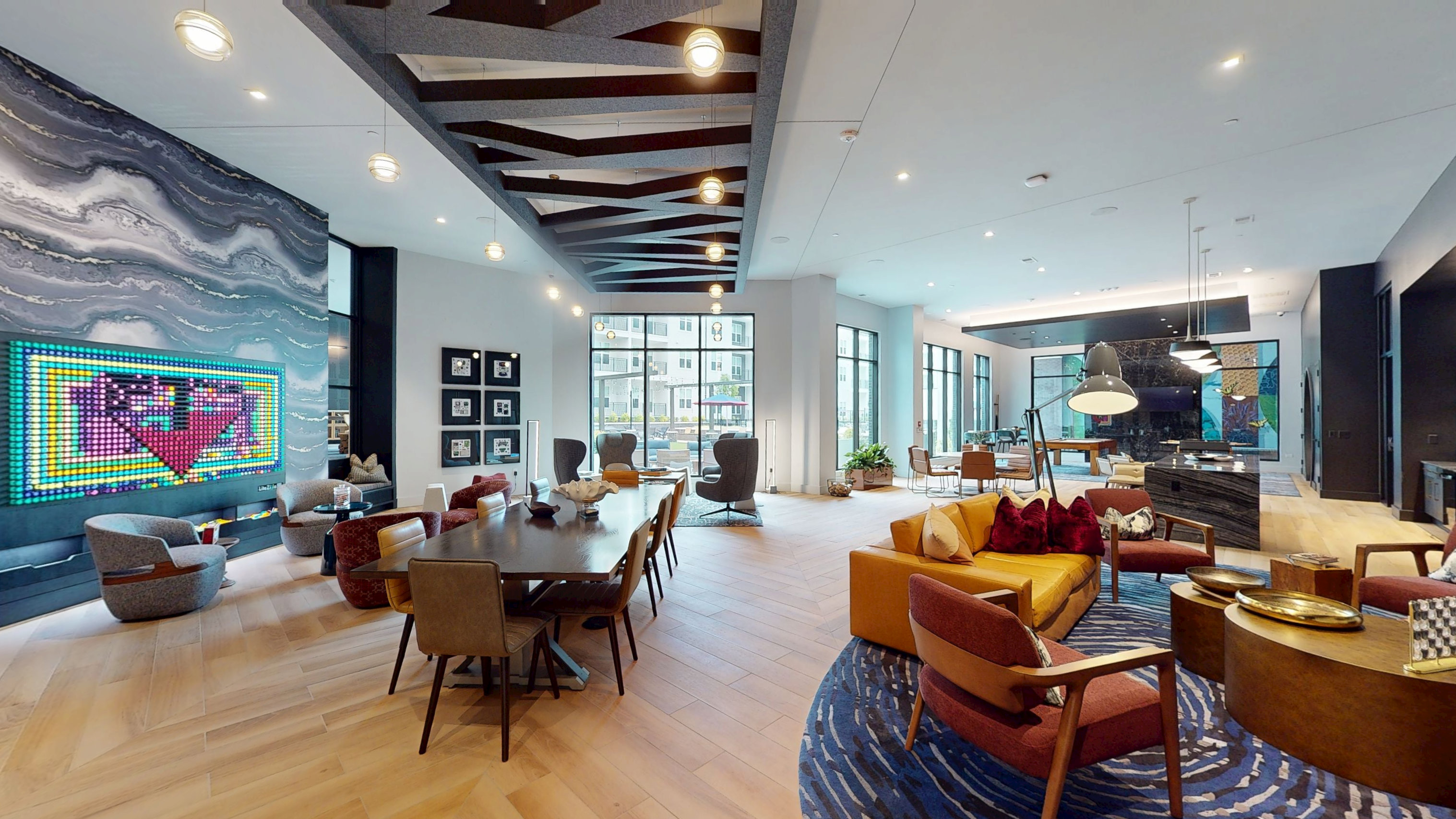 Pool, Social Lounge & Fitness Center