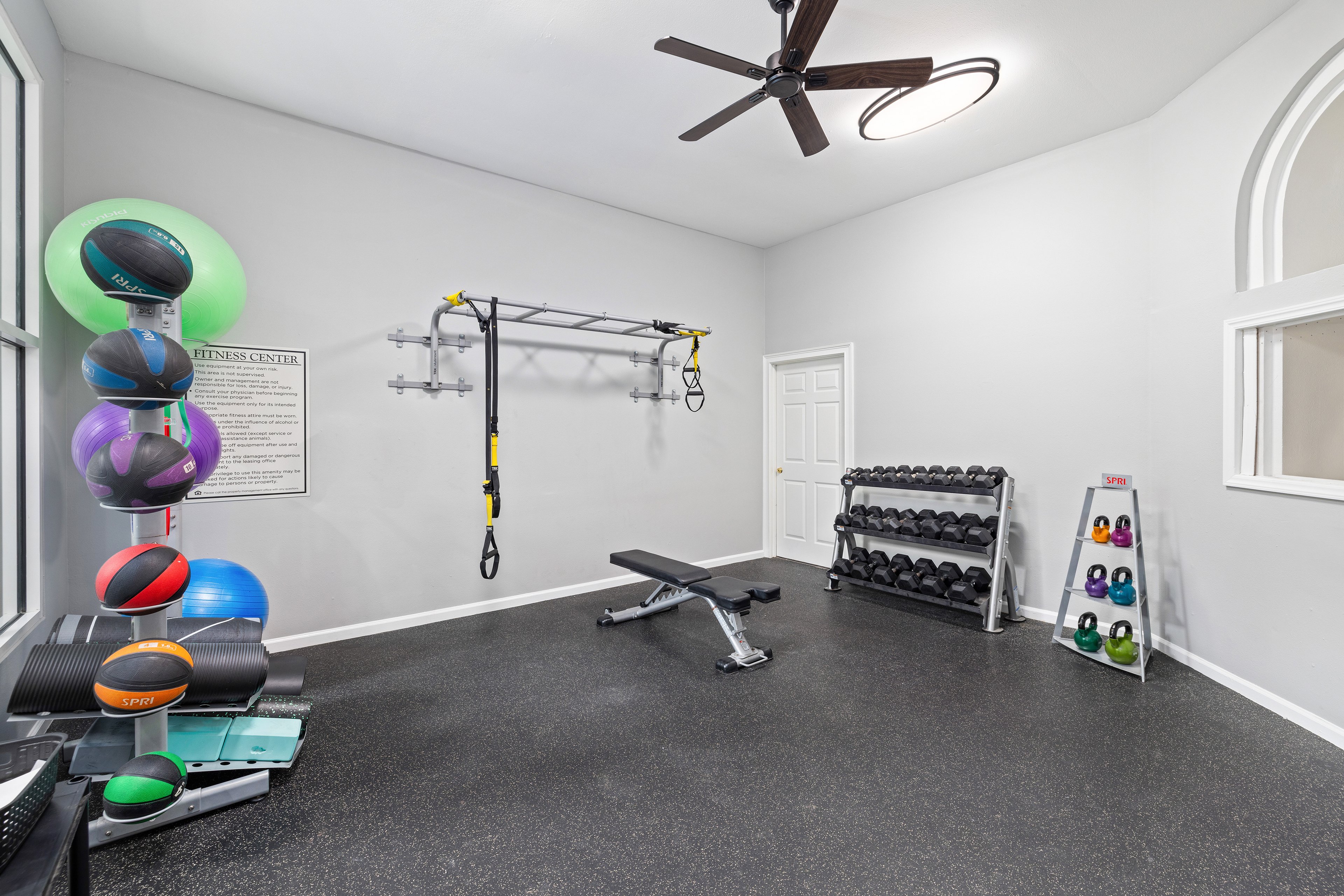 Fitness center at MAA Patterson luxury apartment homes in Durham, NC