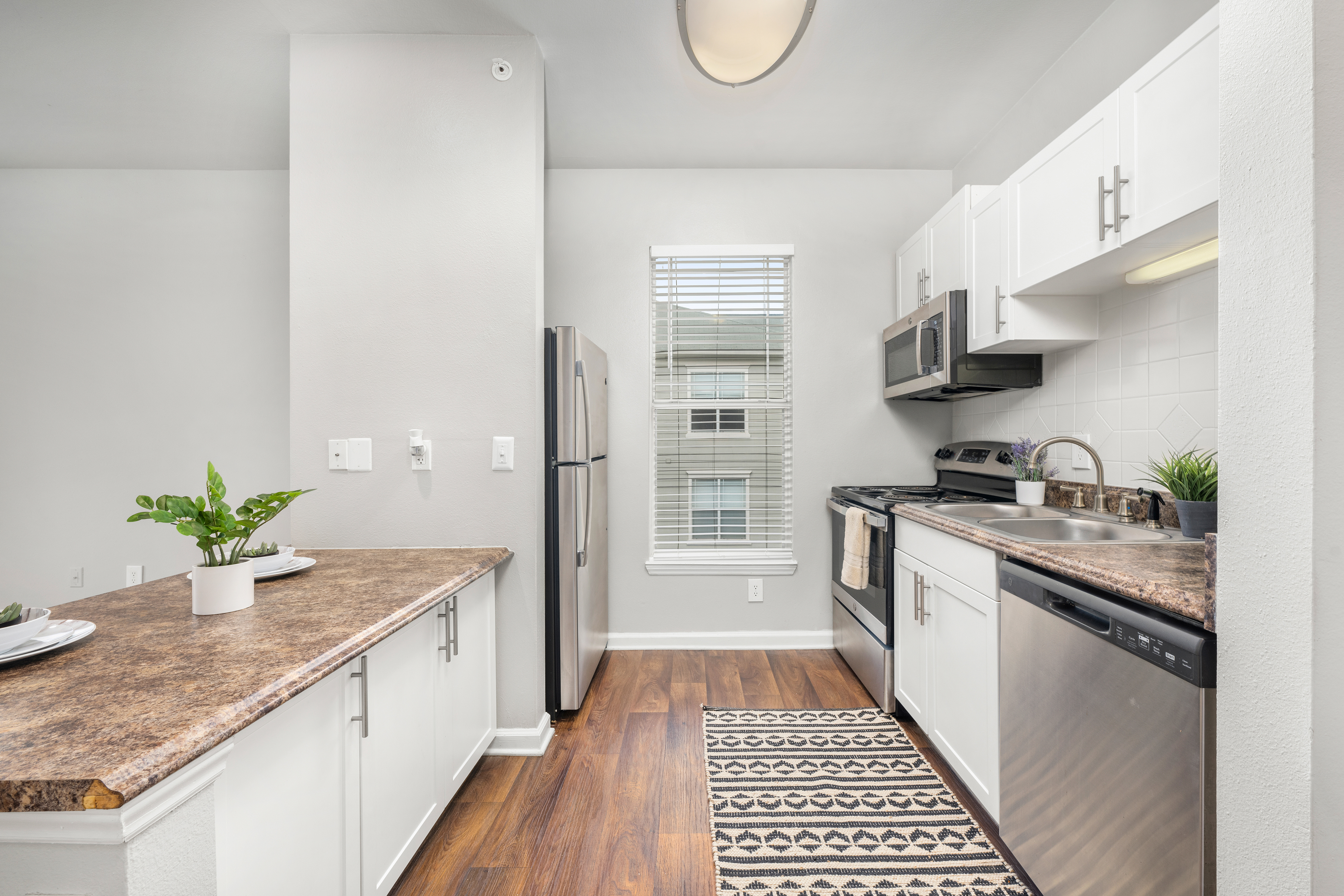 Kitchen at MAA Research park luxury apartment homes in Durham, NC