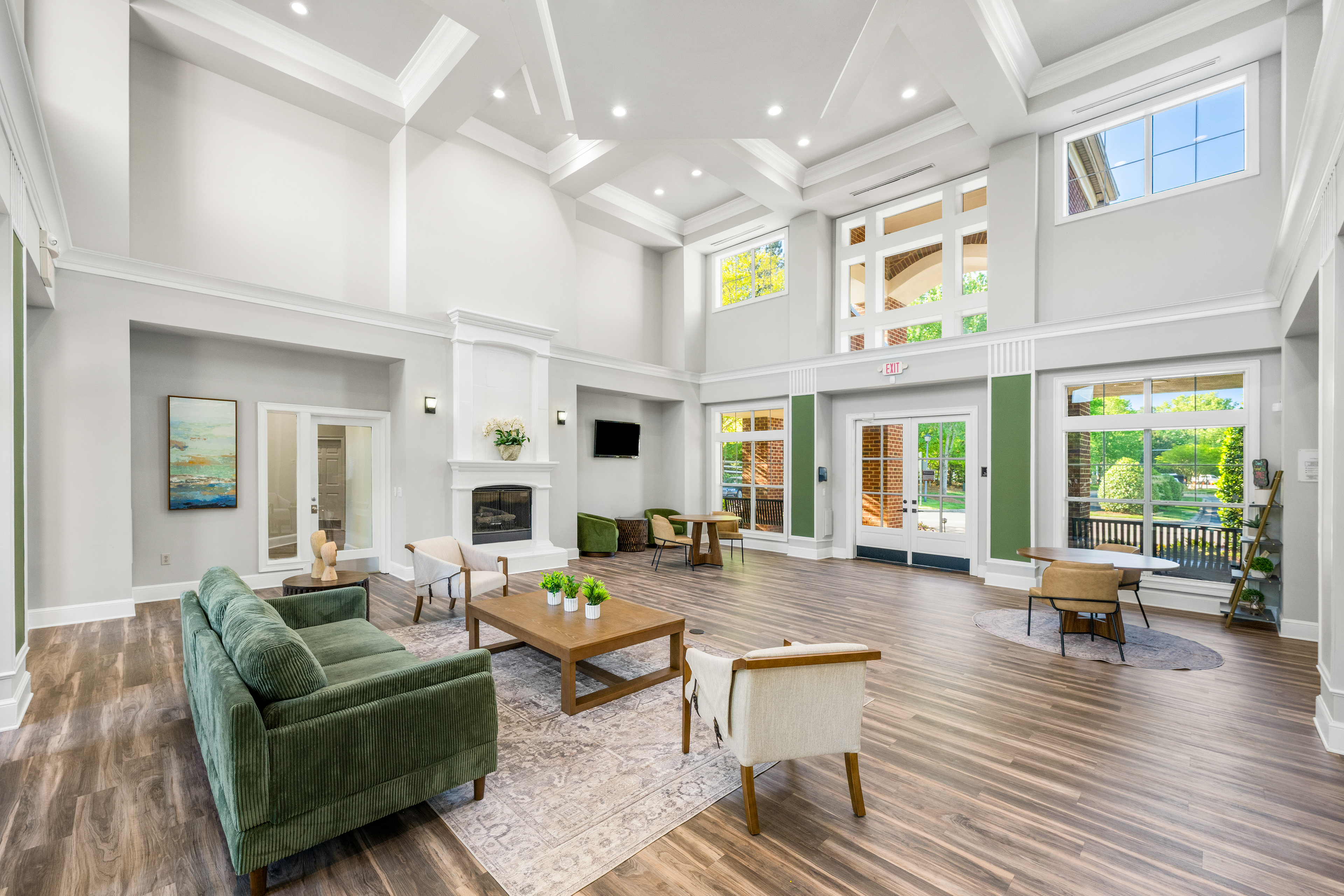 Lounge at MAA Research Park luxury apartment homes in Durham, NC