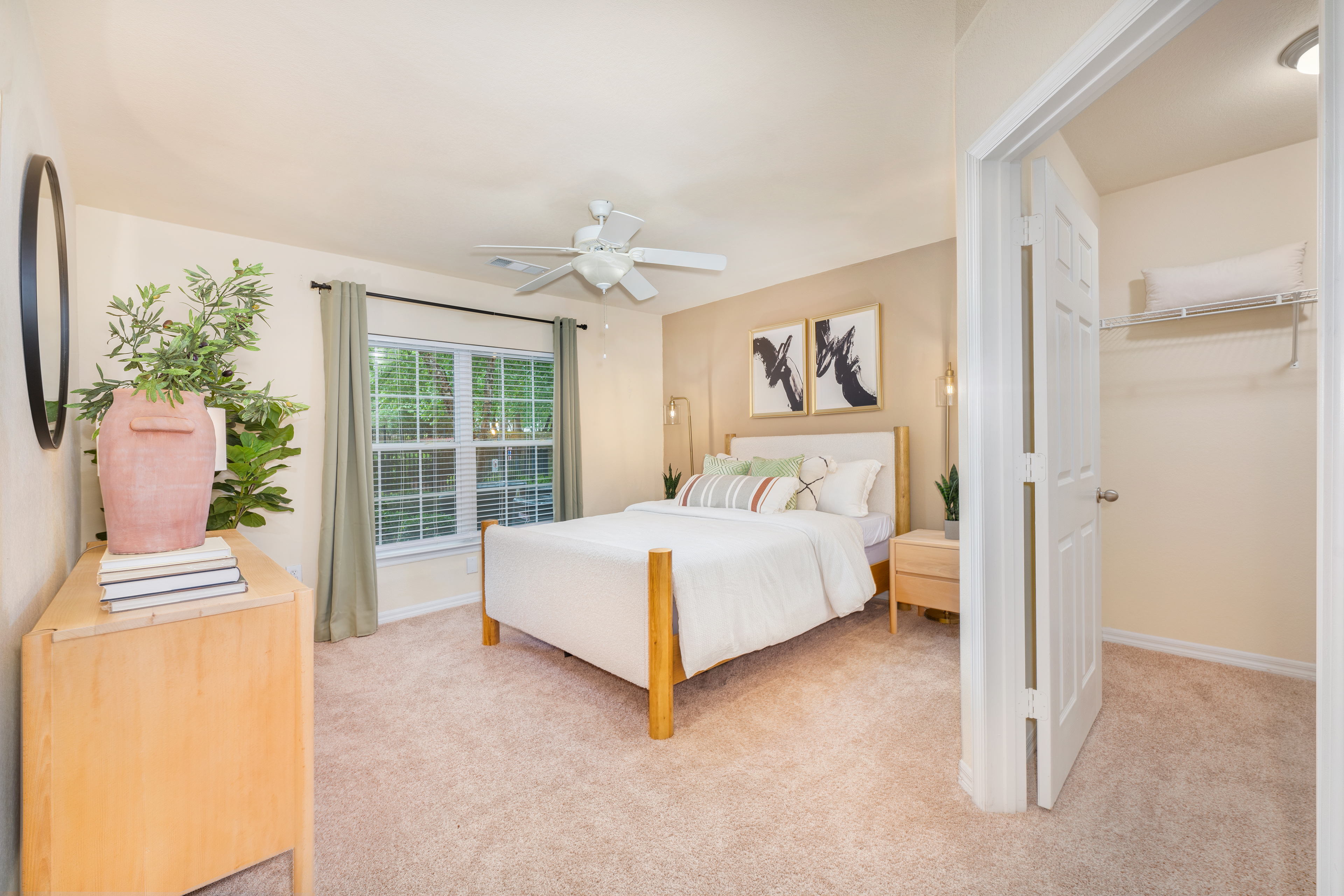 Bedroom at MAA Arringdon luxury apartment homes in Morrisville, NC