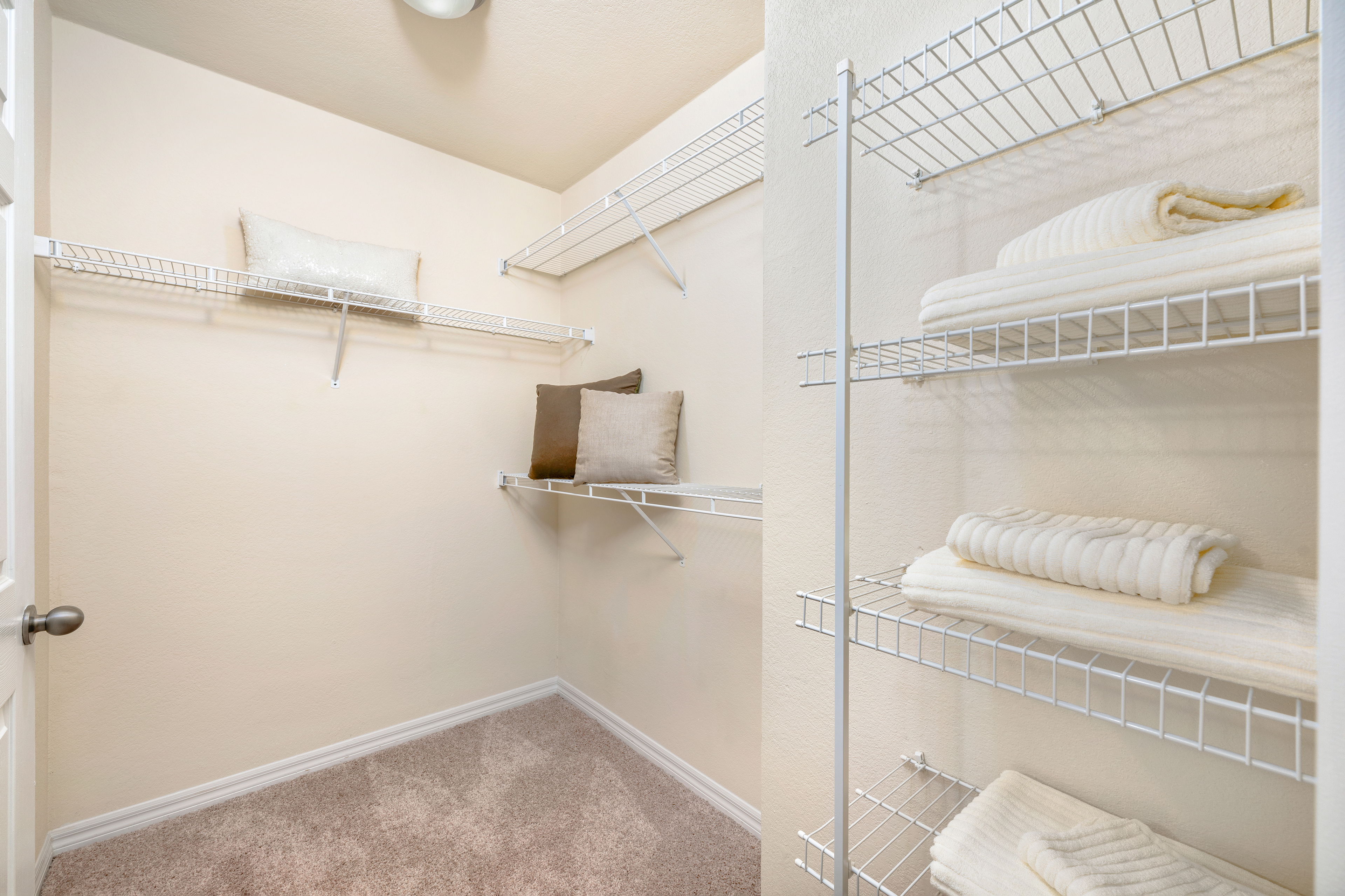 Closet at MAA Arringdon luxury apartment homes in Morrisville, NC