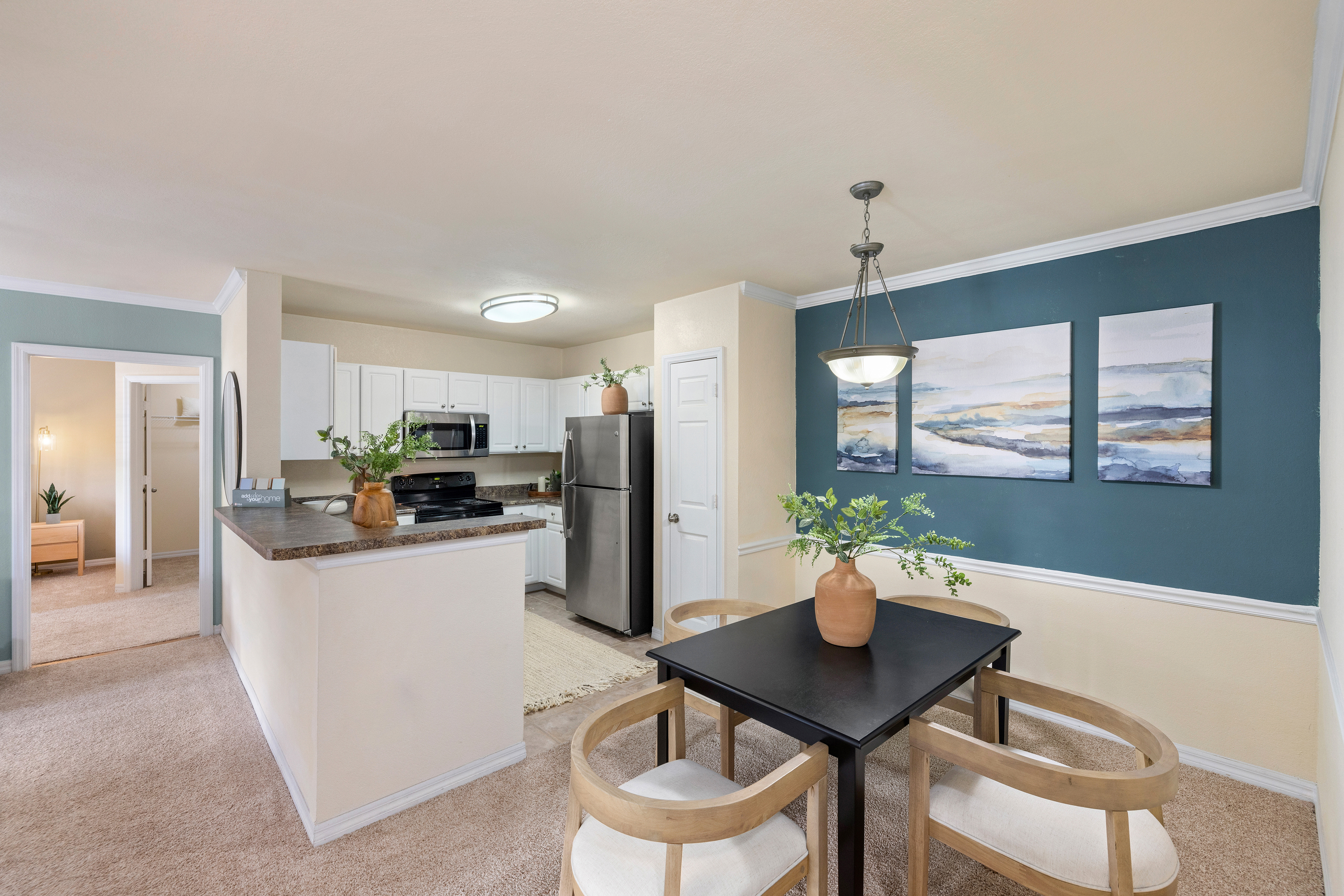 Model at MAA Arringdon luxury apartment homes in Morrisville, NC