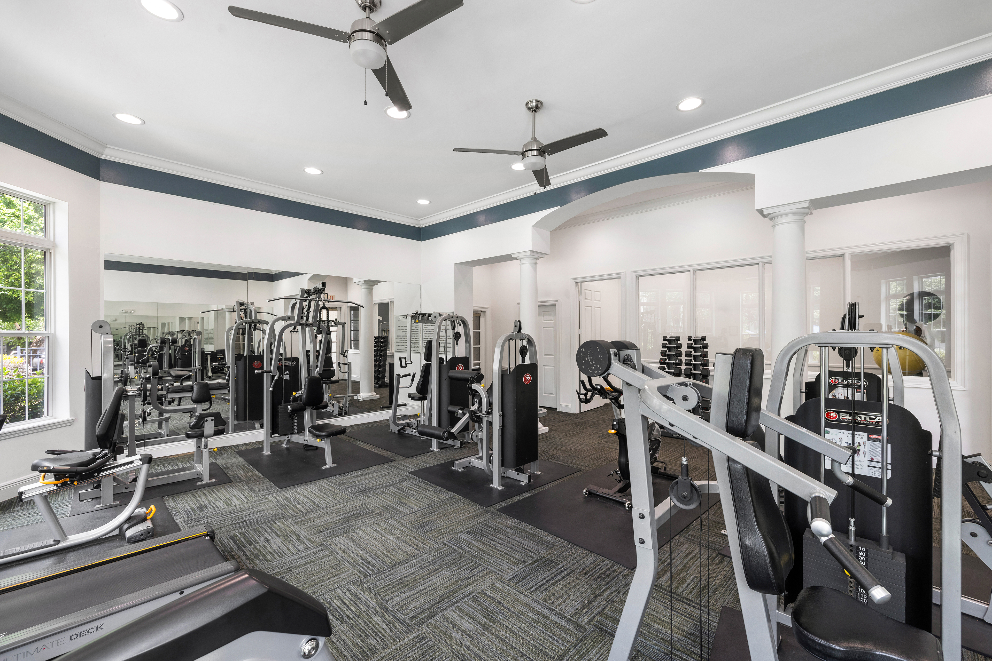 Fitness center at MAA Arringdon luxury apartment homes in Morrisville, NC