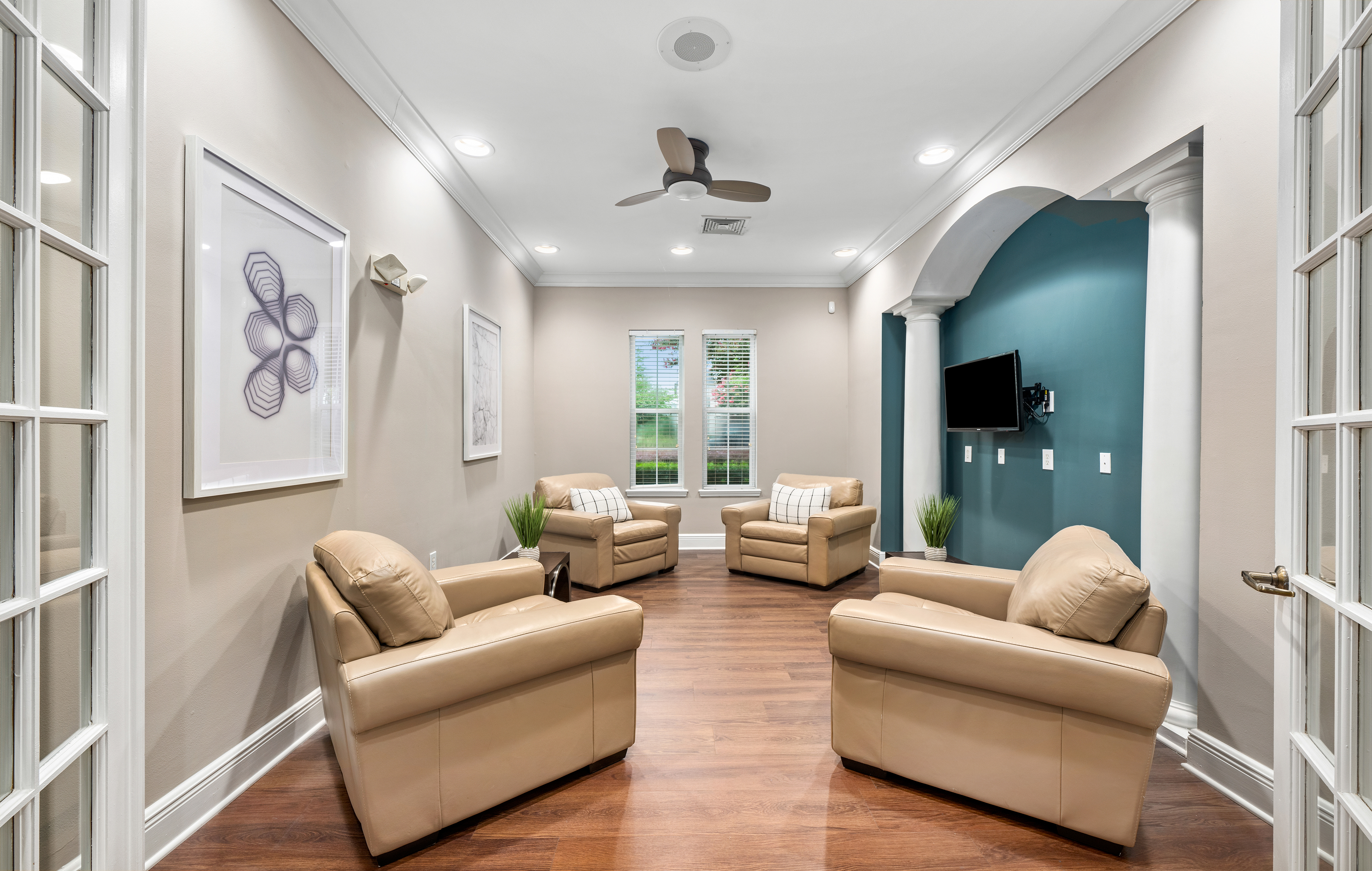 Lounge at MAA Arringdon luxury apartment homes in Morrisville, NC