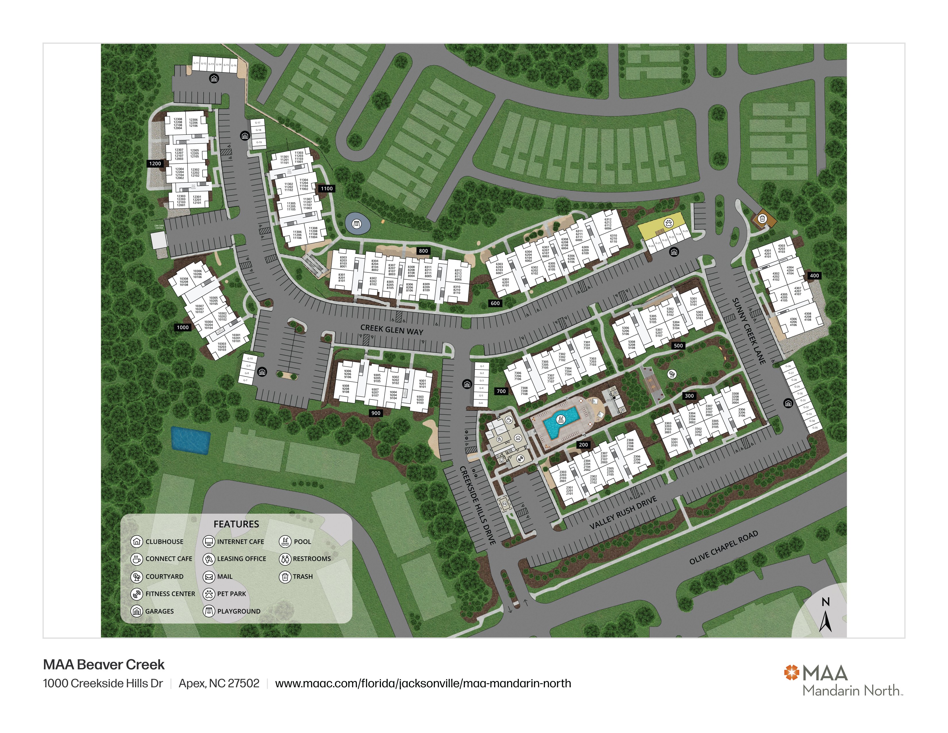 Property Map at MAA Beaver Creek