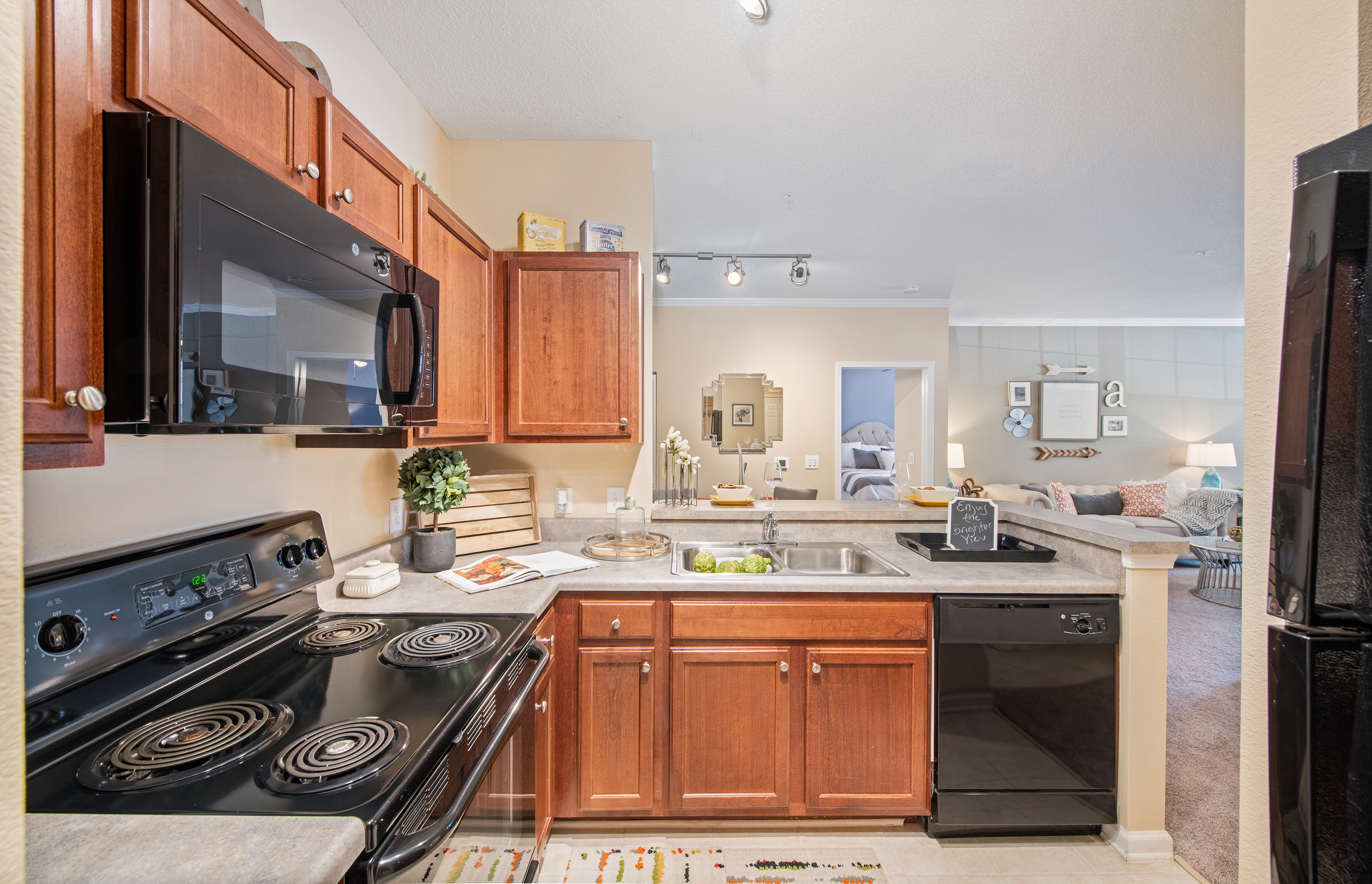 Kitchen Area at MAA Brier Falls in Raleigh, NC