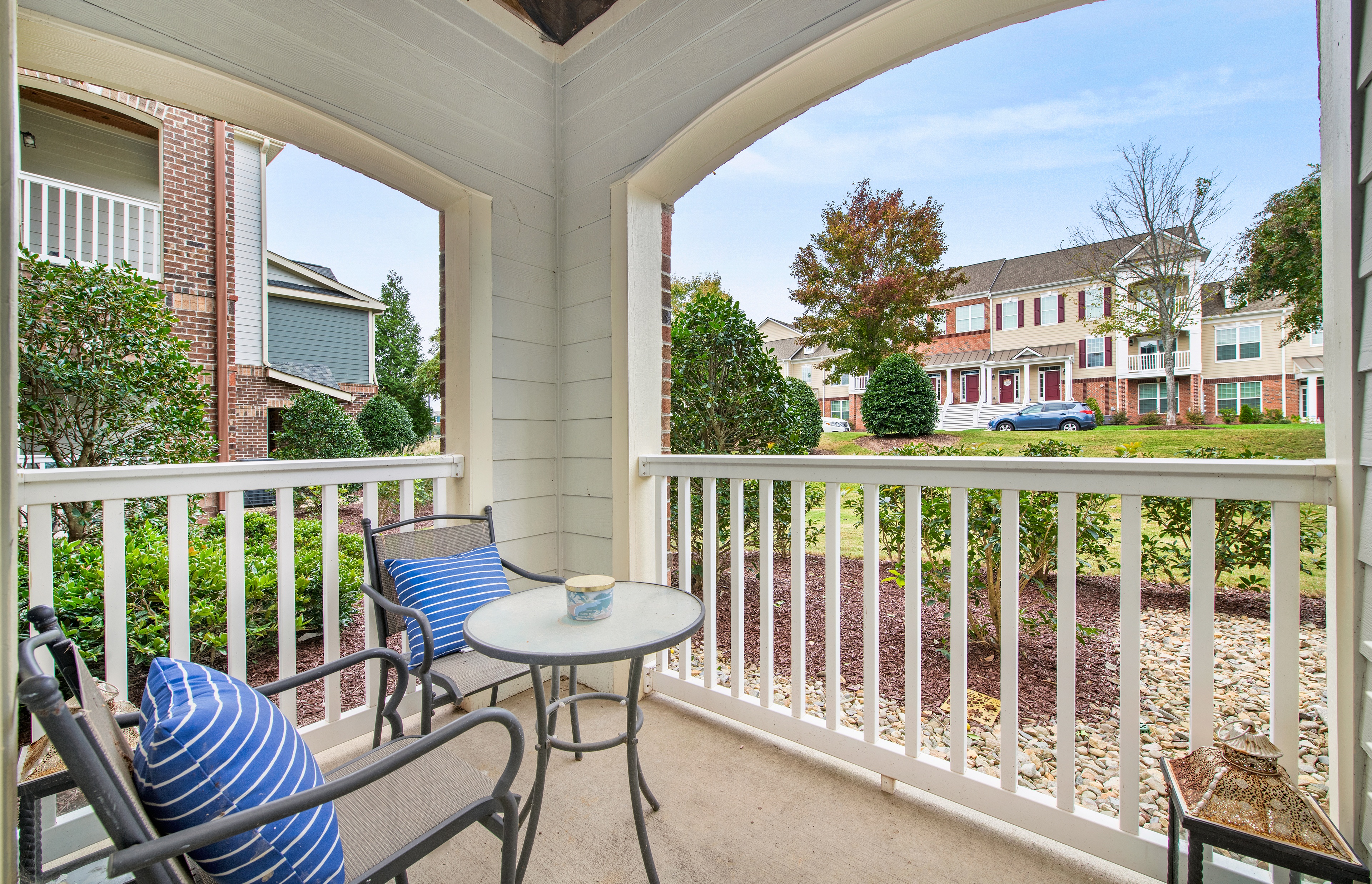 Balcony at MAA Brierdale luxury apartment homes in Raleigh, NC