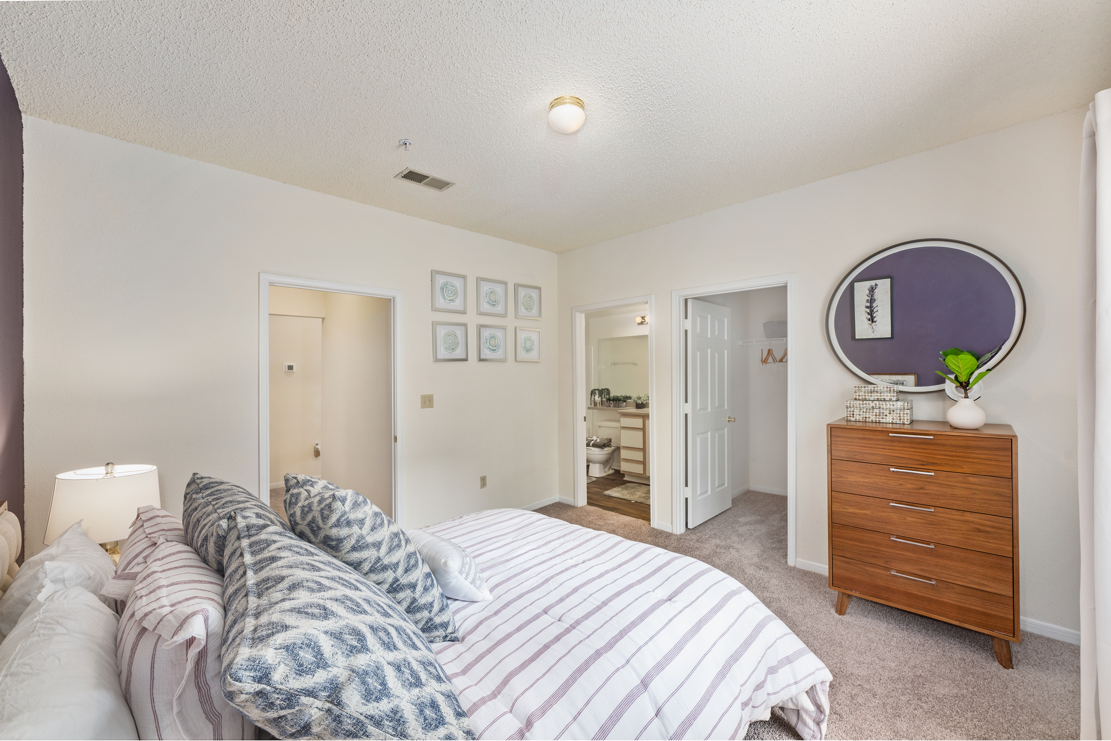 Bedroom at MAA Crabtree luxury apartment homes in Raleigh, NC