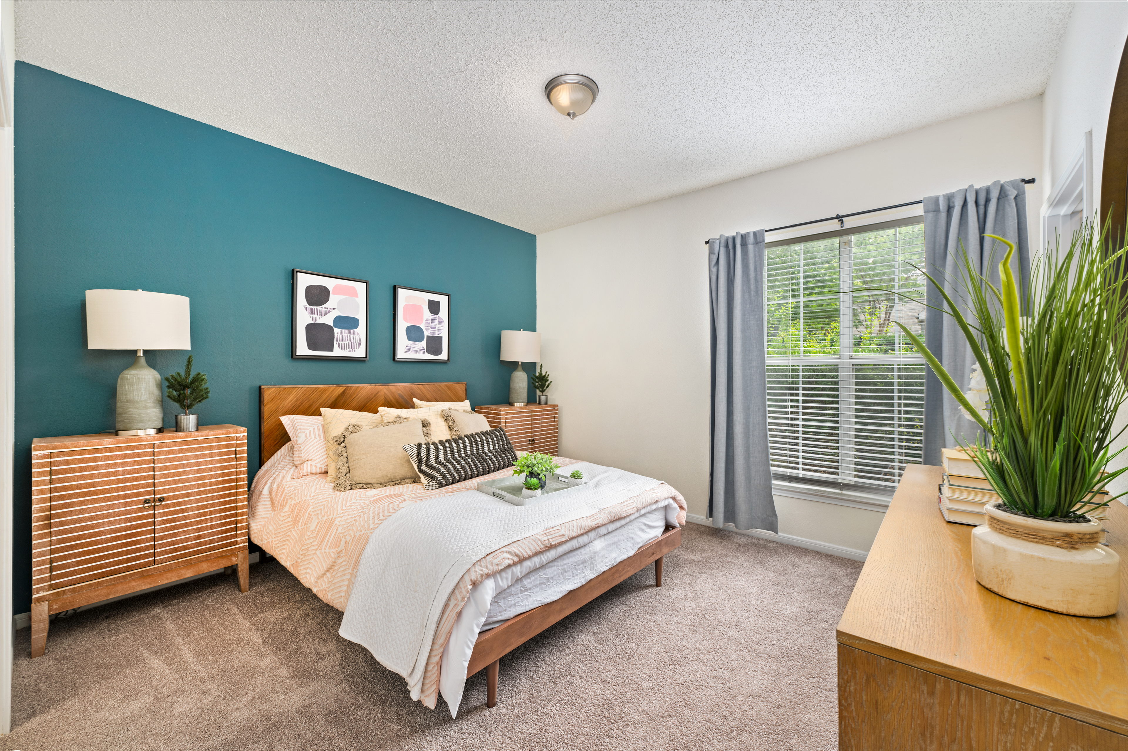 Bedroom at MAA Crabtree luxury apartment homes in Raleigh, NC