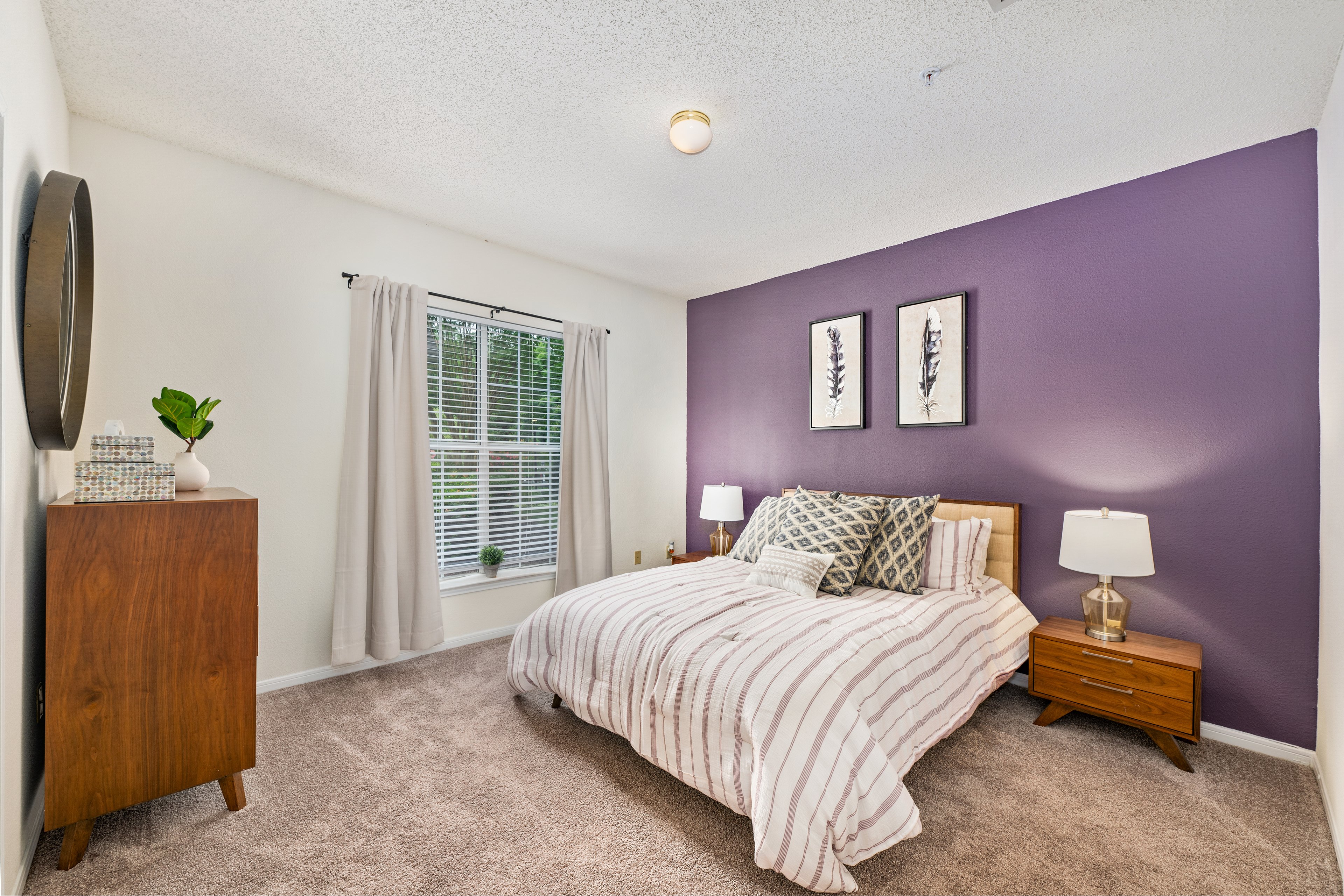 Bedroom at MAA Crabtree luxury apartment homes in Raleigh, NC