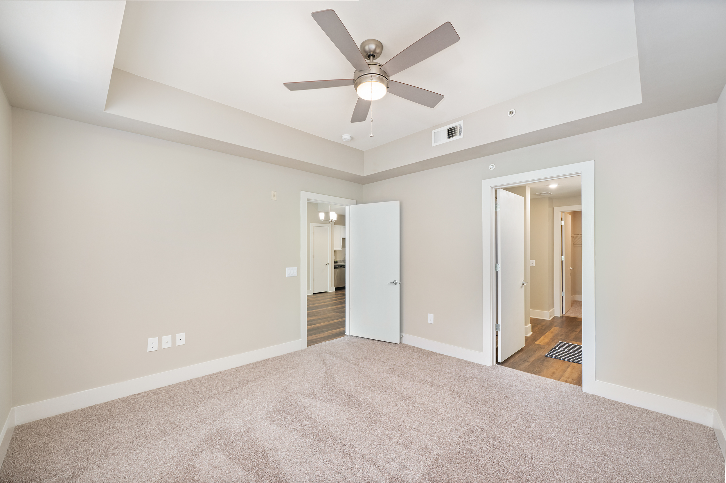 Bedroom at MAA Hue luxury apartment homes in Raleigh, NC
