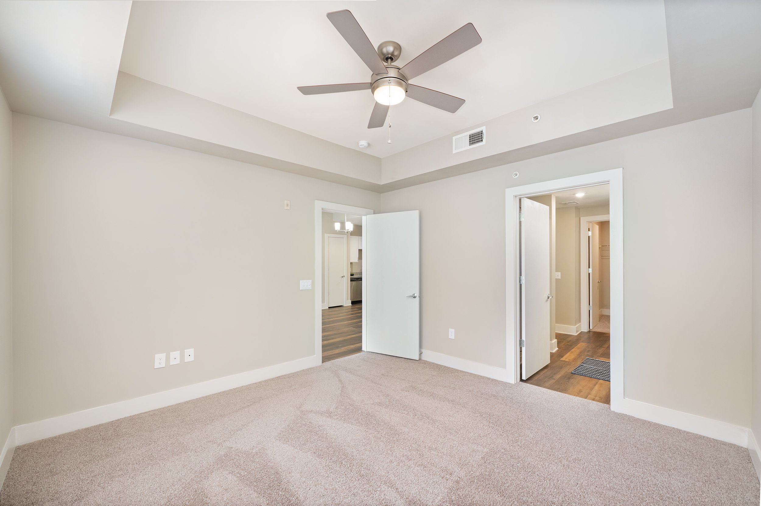 Bedroom at MAA Hue luxury apartment homes in Raleigh, NC