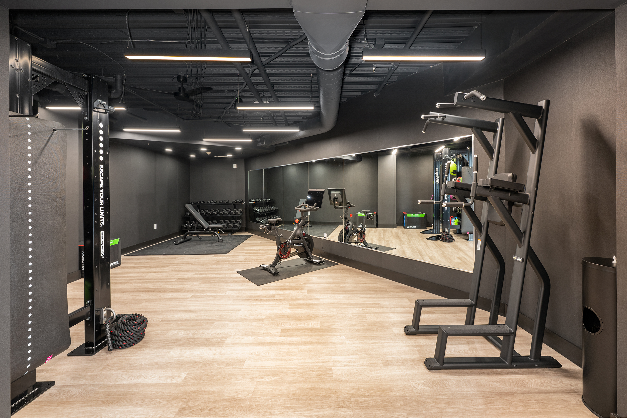 Fitness center at MAA Hue luxury apartment homes in Raleigh, NC