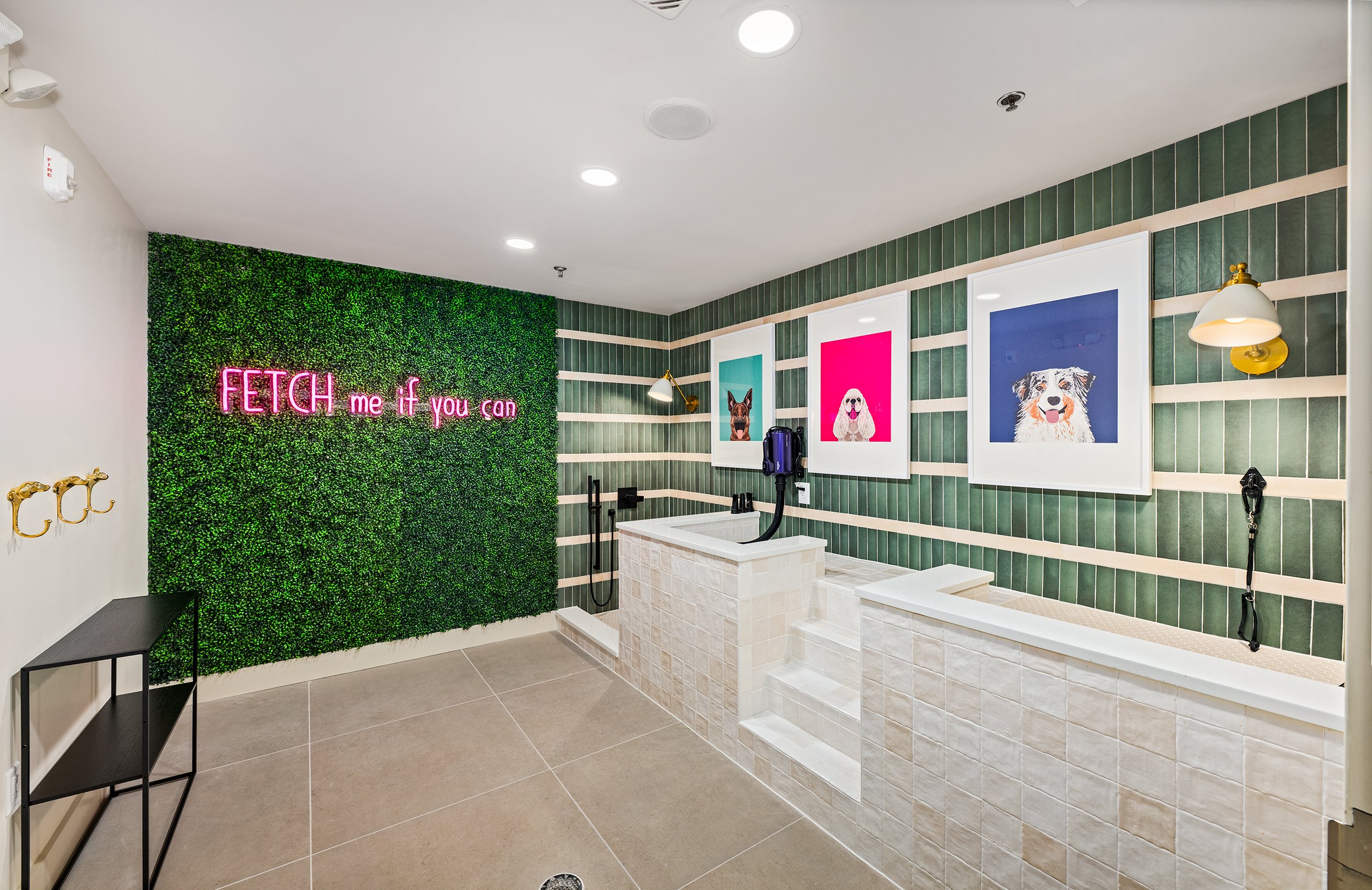 Pet wash at MAA Hue luxury apartment homes in Raleigh, NC