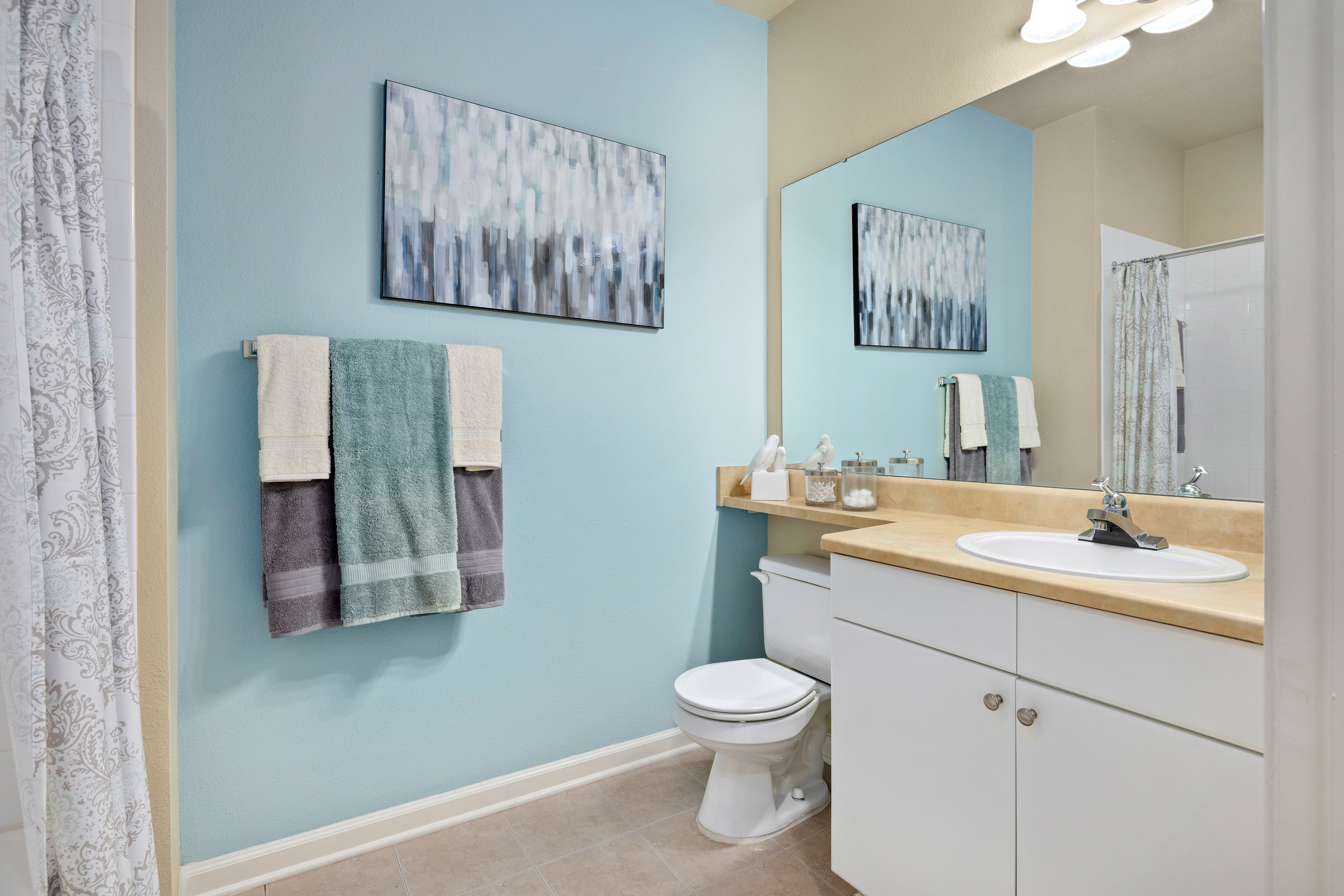 bathroom at MAA Providence luxury apartment homes in Raleigh, NC