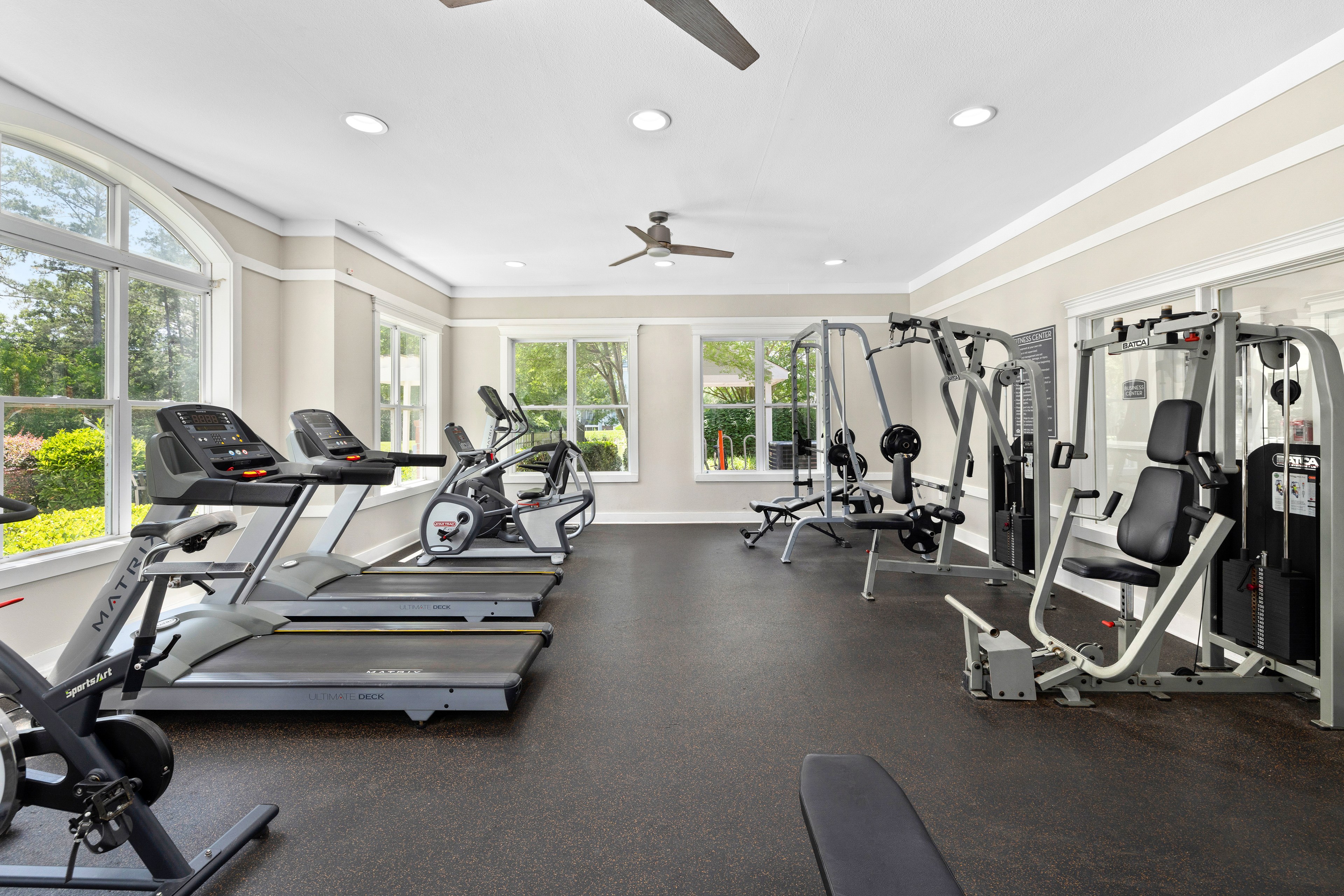 Fitness center at MAA Providence luxury apartment homes in Raleigh, NC