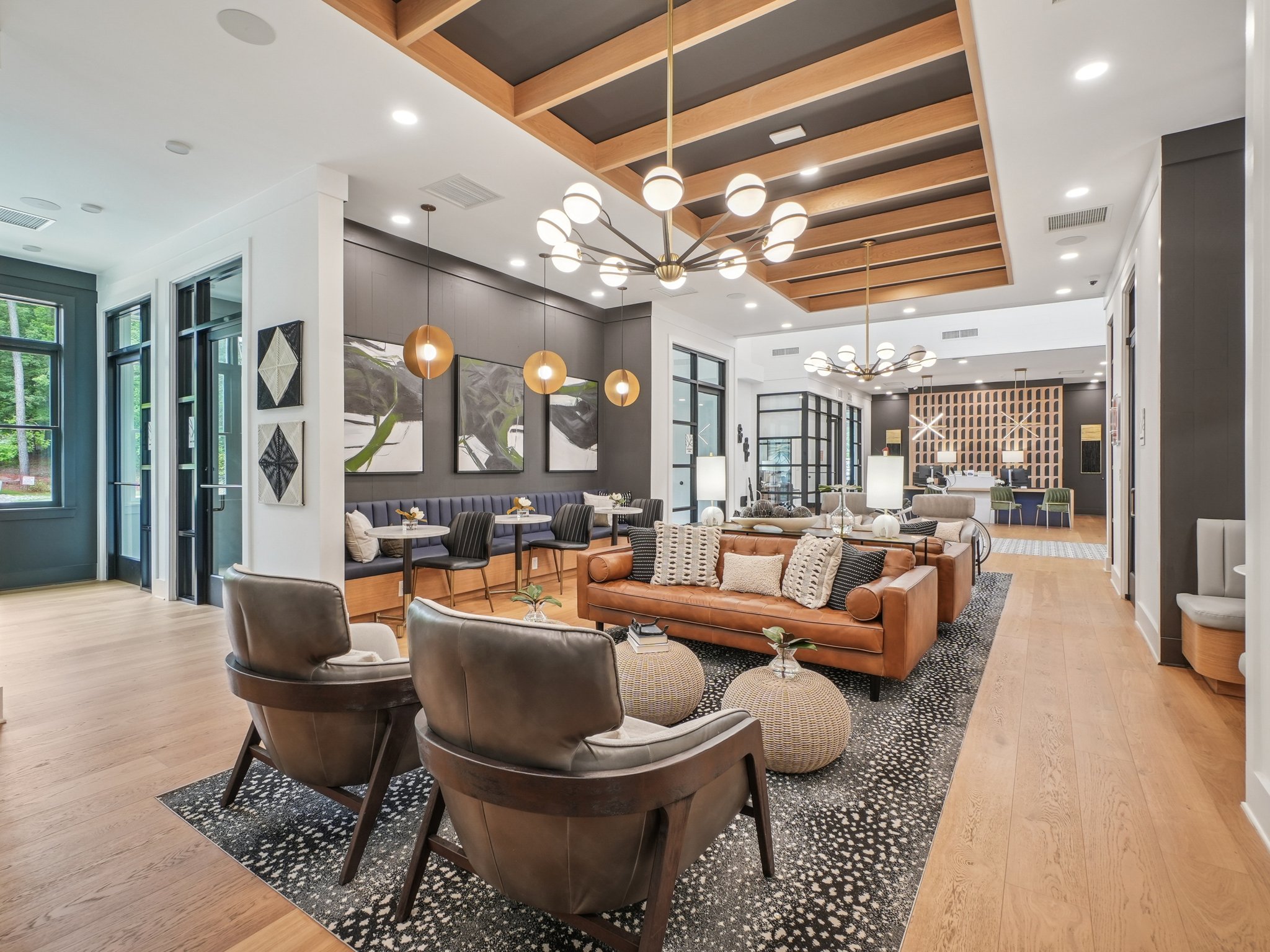 Clubhouse at MAA Vale luxury apartment homes in Raleigh, NC