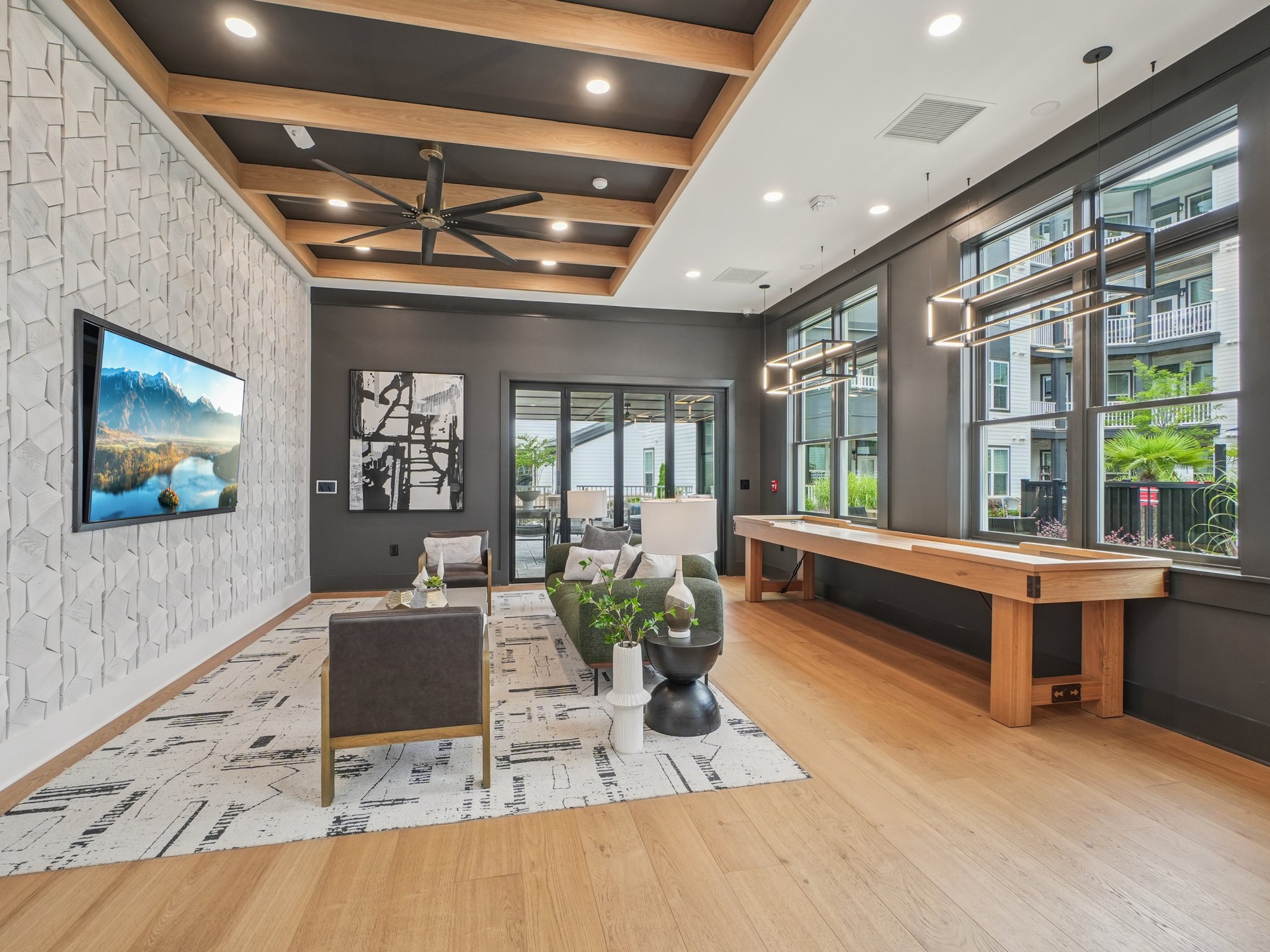 Clubroom at MAA Vale luxury apartment homes in Raleigh, NC