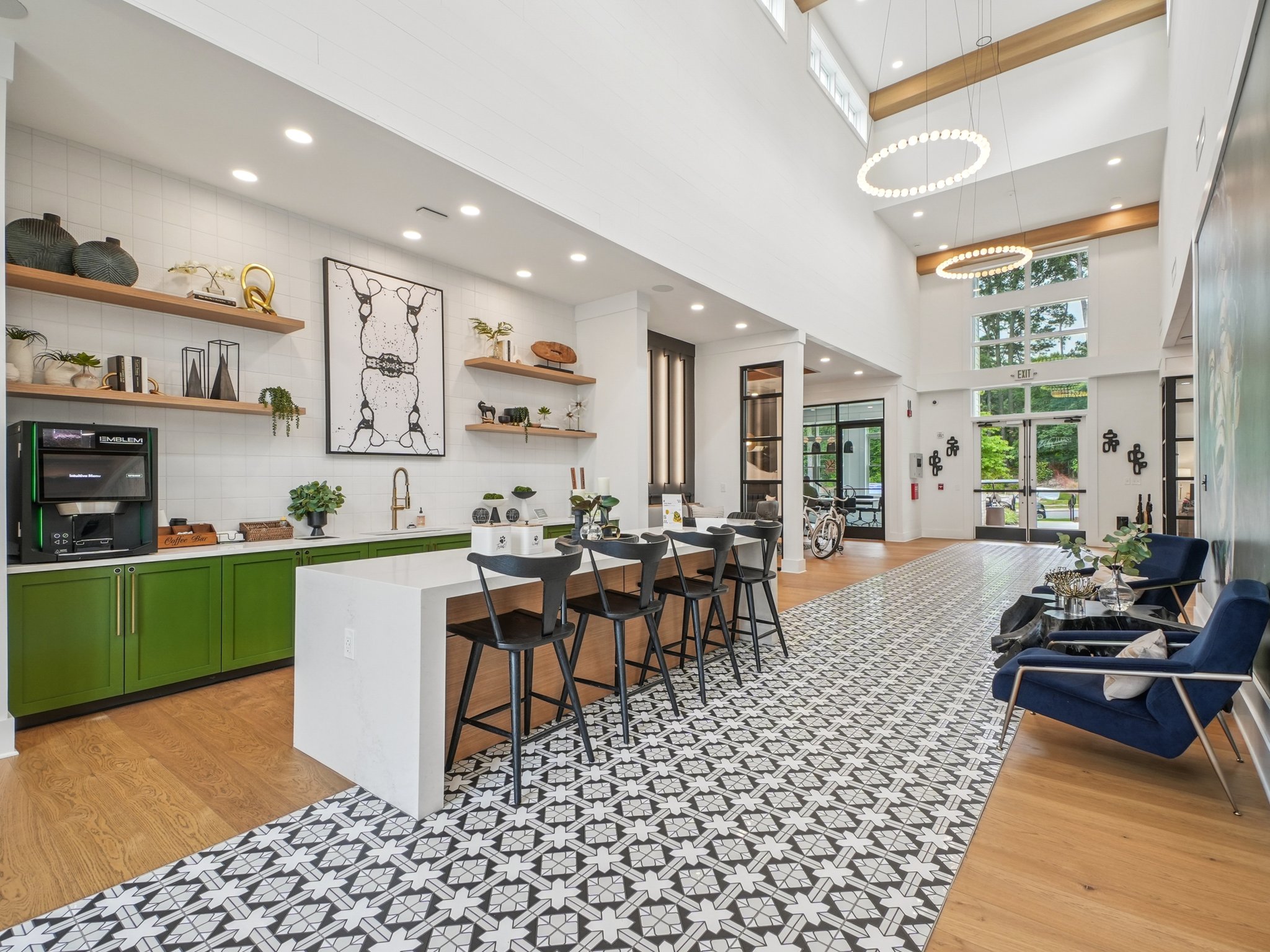 Kombucha bar at MAA Vale luxury apartment homes in Raleigh, NC