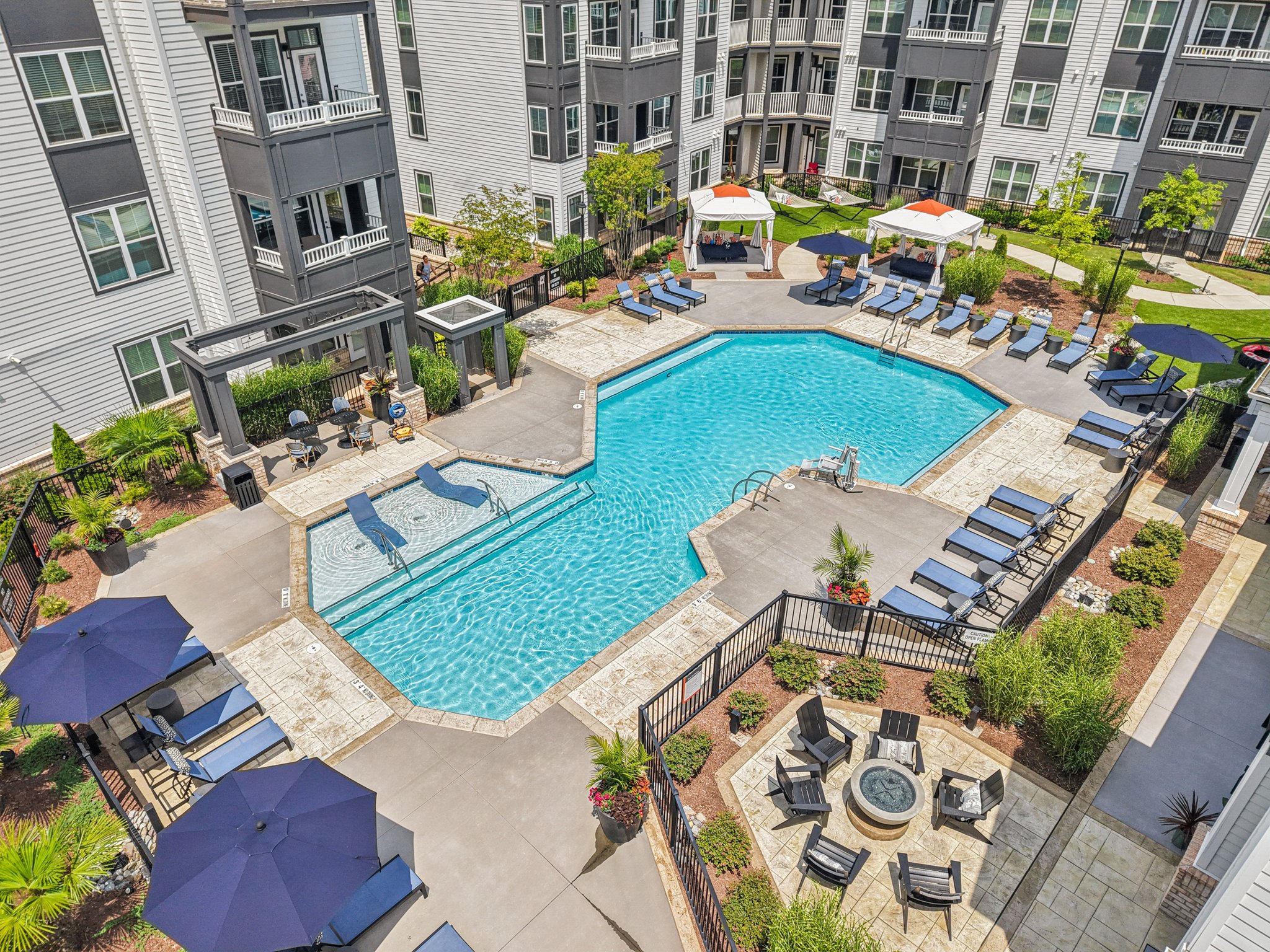 Pool at MAA Vale luxury apartment homes in Raleigh, NC