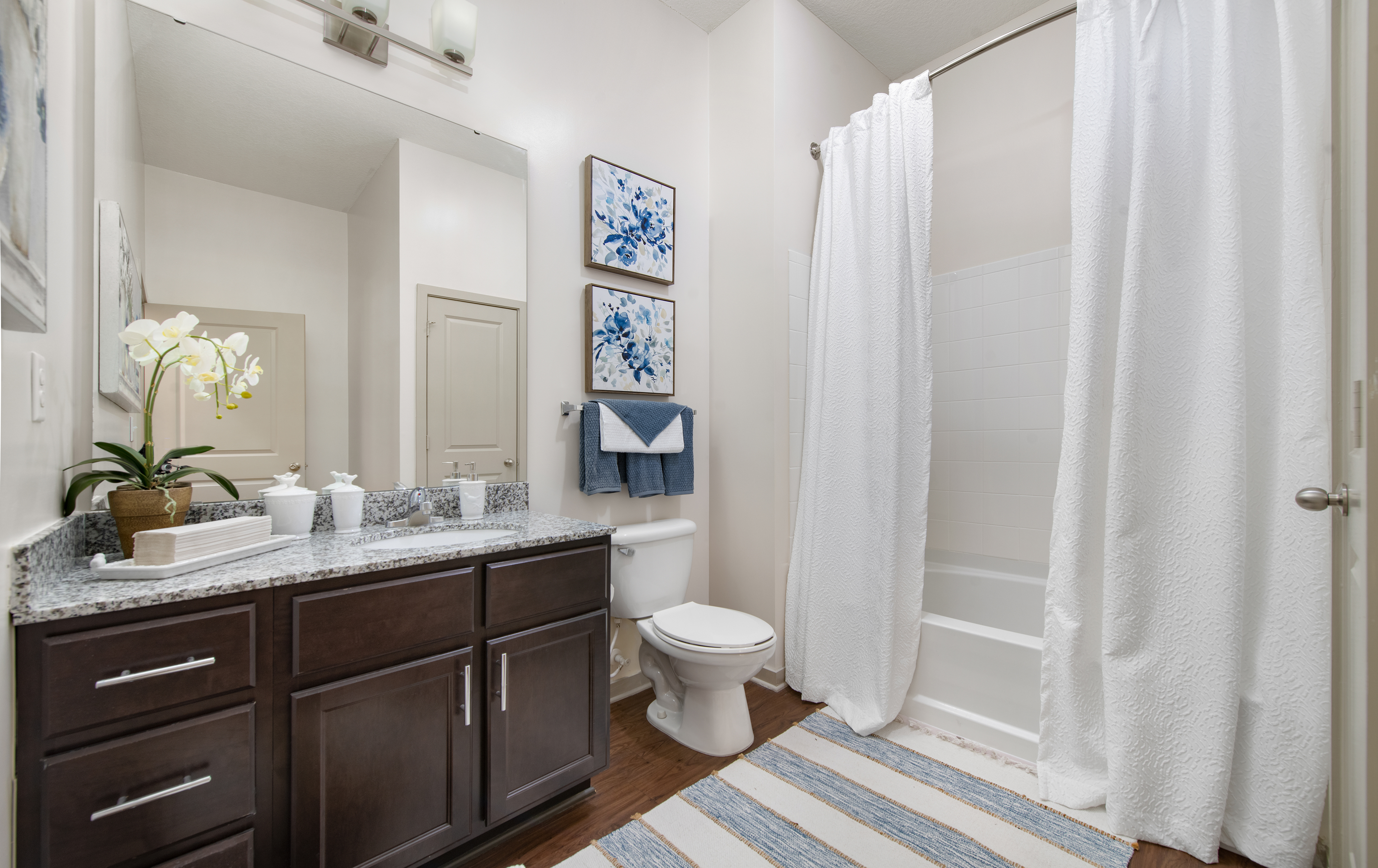 Model Bathroom at MAA 1201 Midtown luxury apartments in Charleston, SC