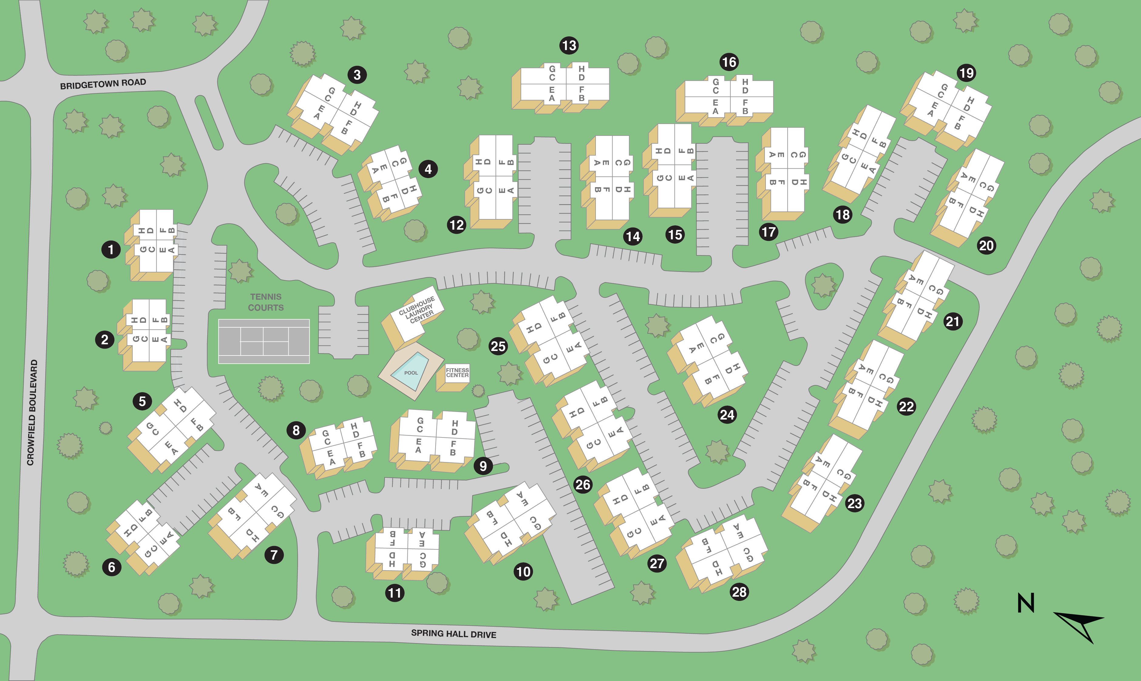 MAA Crowfield Property Sitemap