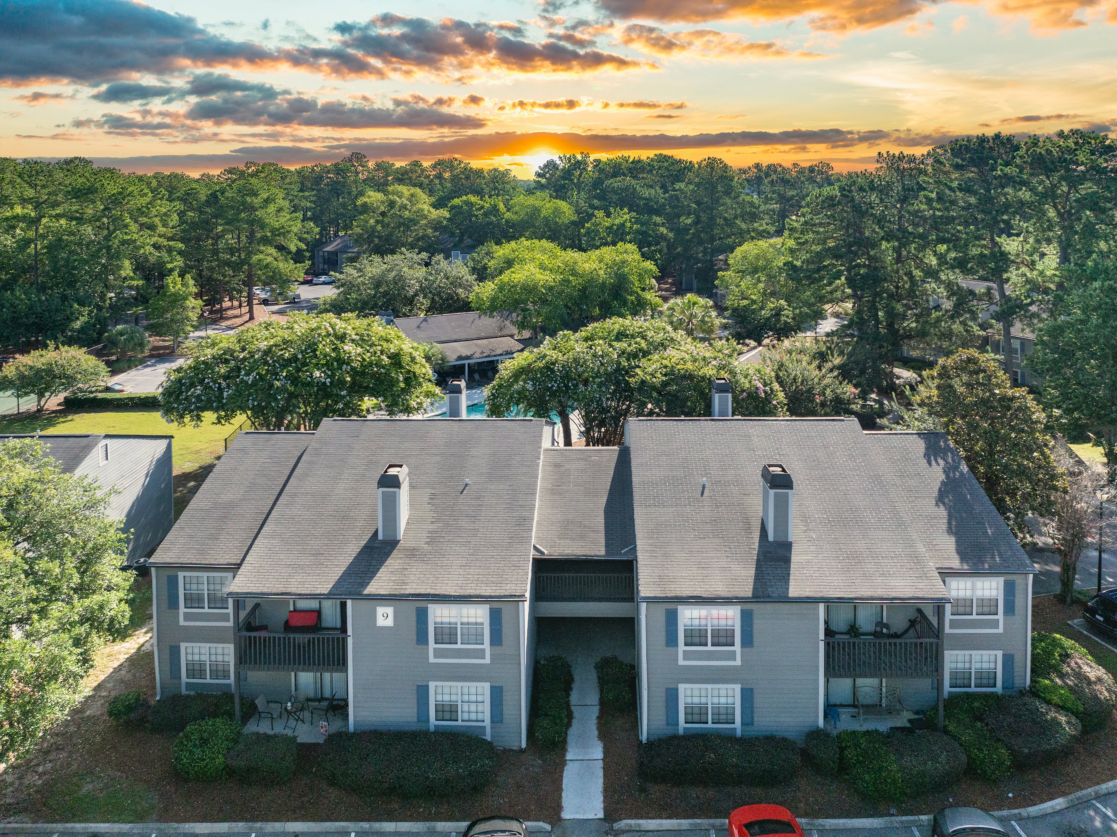 Property aerial - at MAA Crowfield luxury apartment homes in Charleston, SC