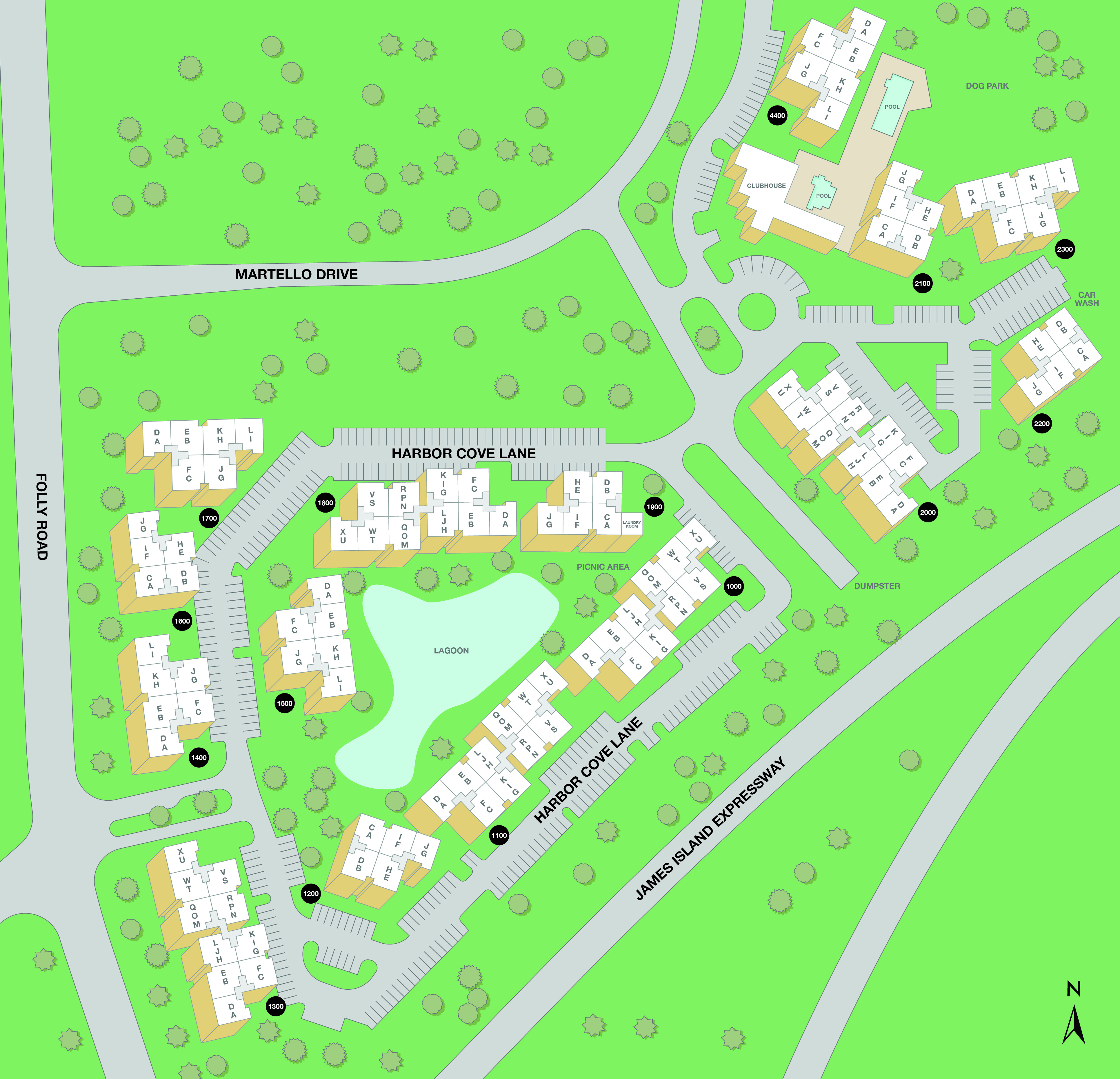 MAA James Island Property Map
