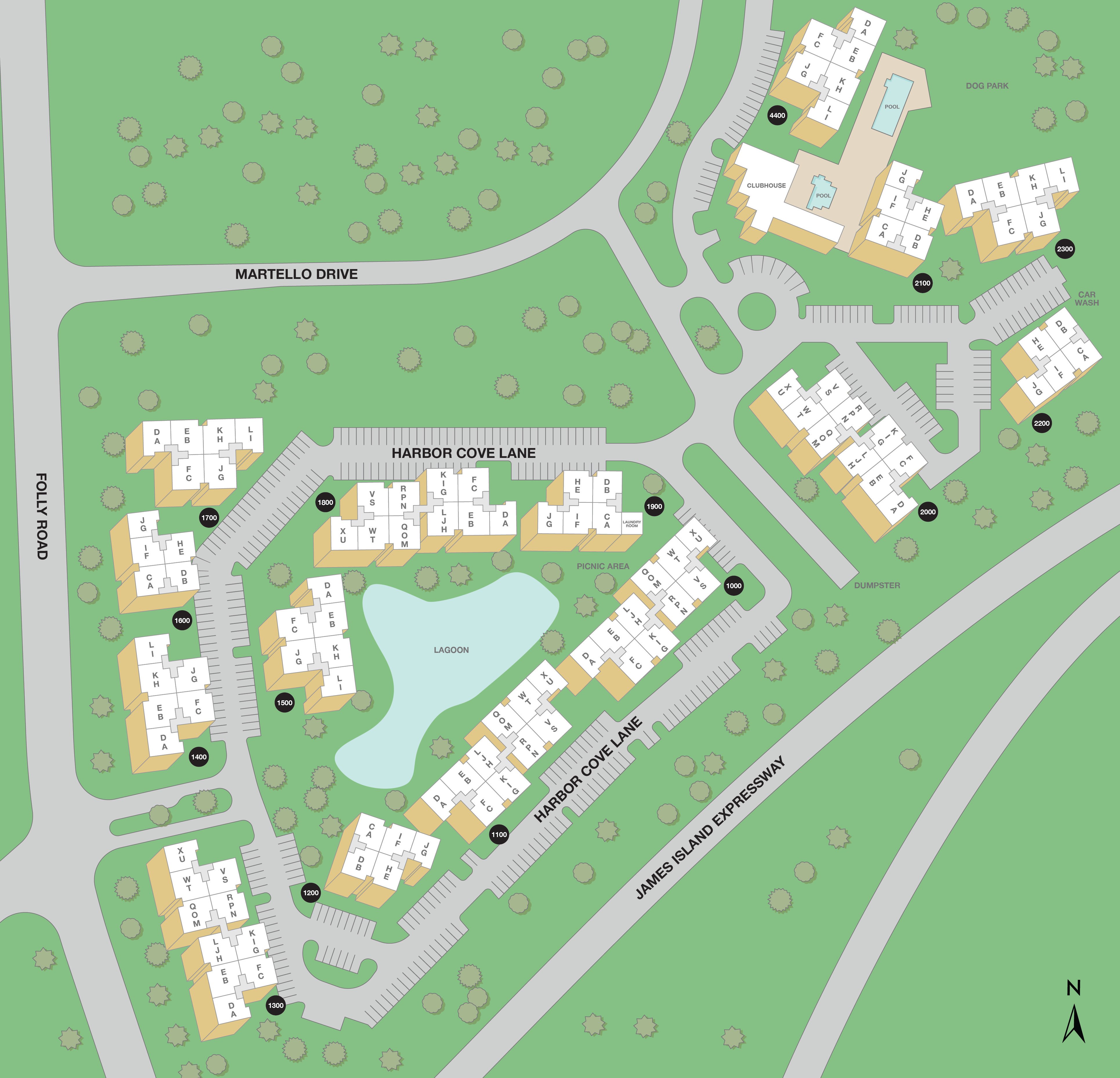 MAA James Island Property Map