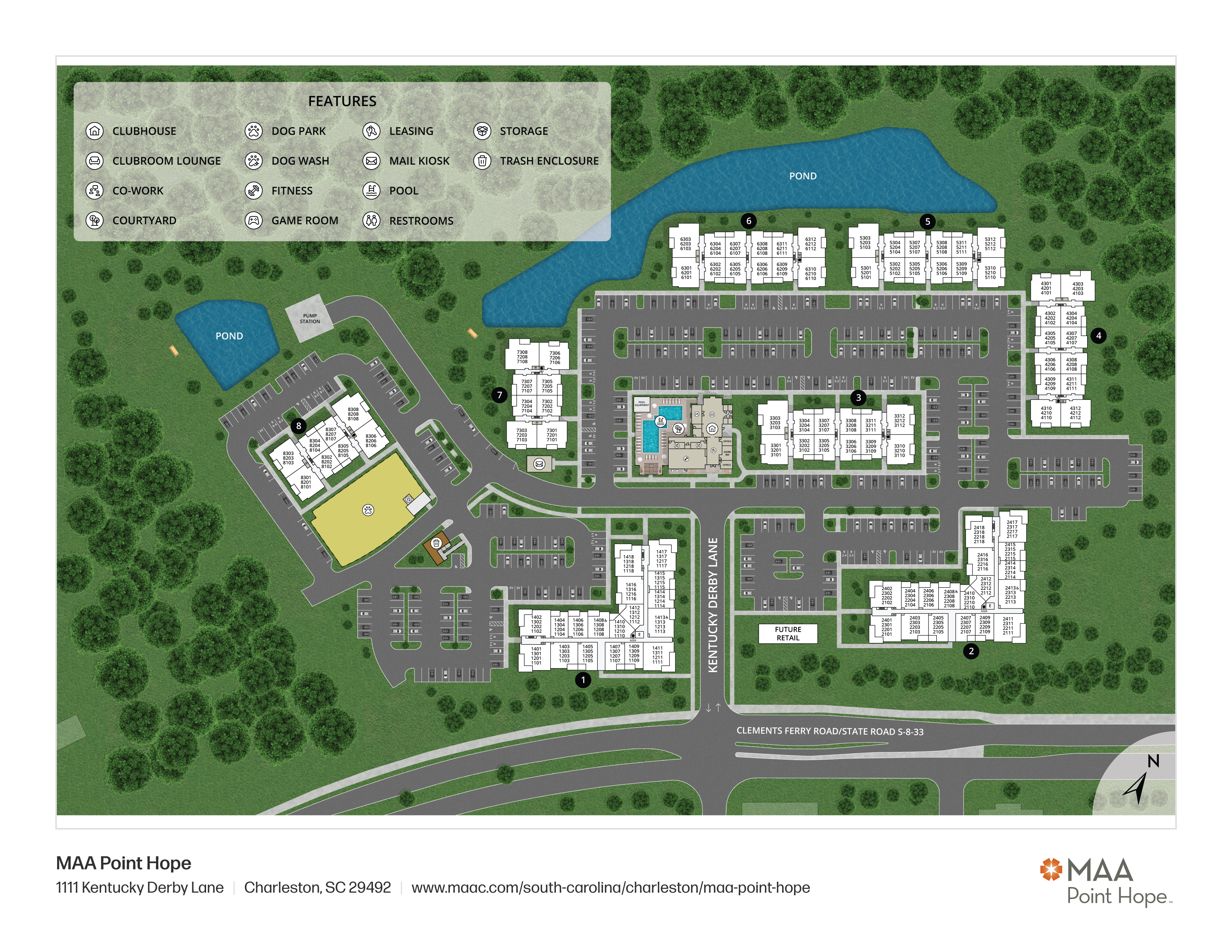 MAA Point Hope Property Map