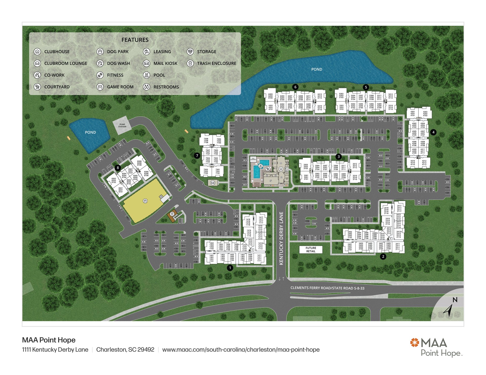 MAA Point Hope Property Map