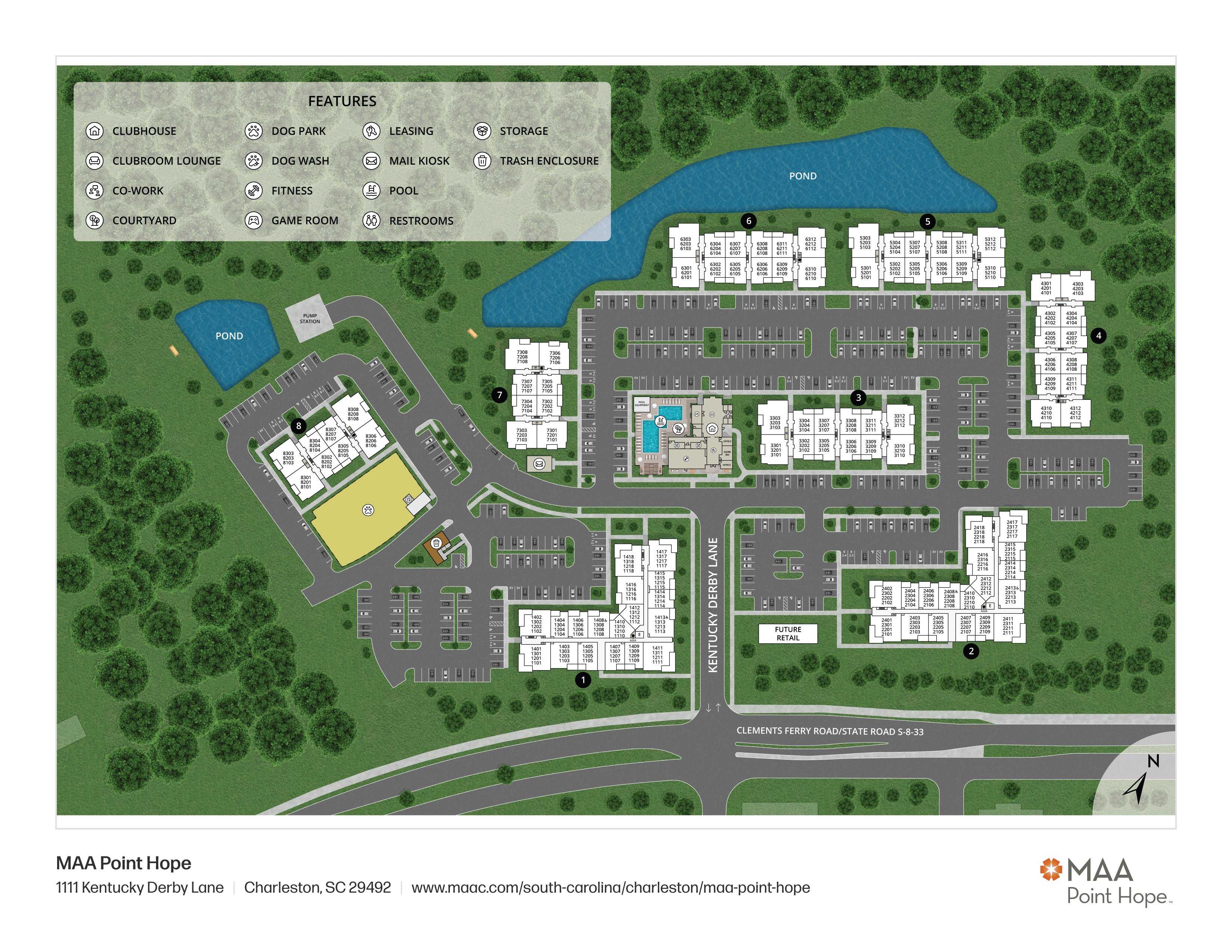 MAA Point Hope Property Map