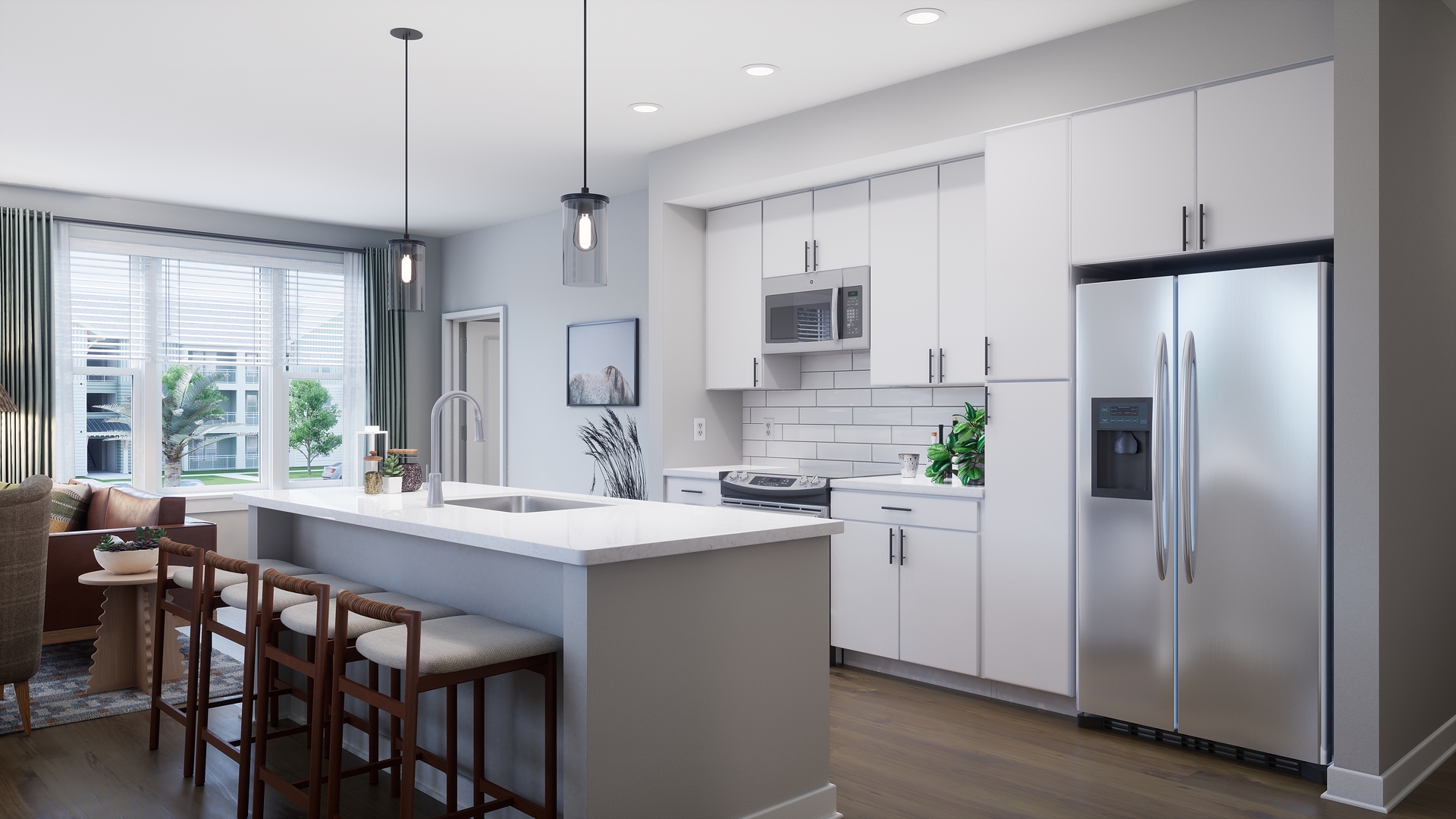 Kitchen at MAA Point Hope luxury apartment homes in Charleston, SC