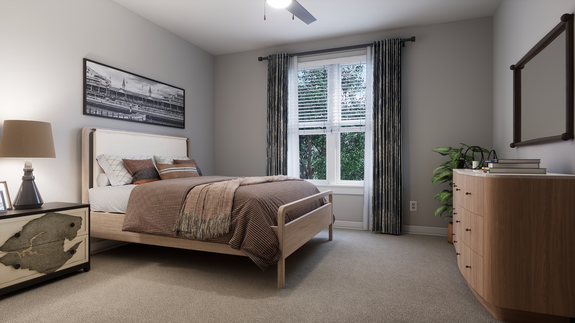 Bedroom at MAA Point Hope luxury apartment homes in Charleston, SC