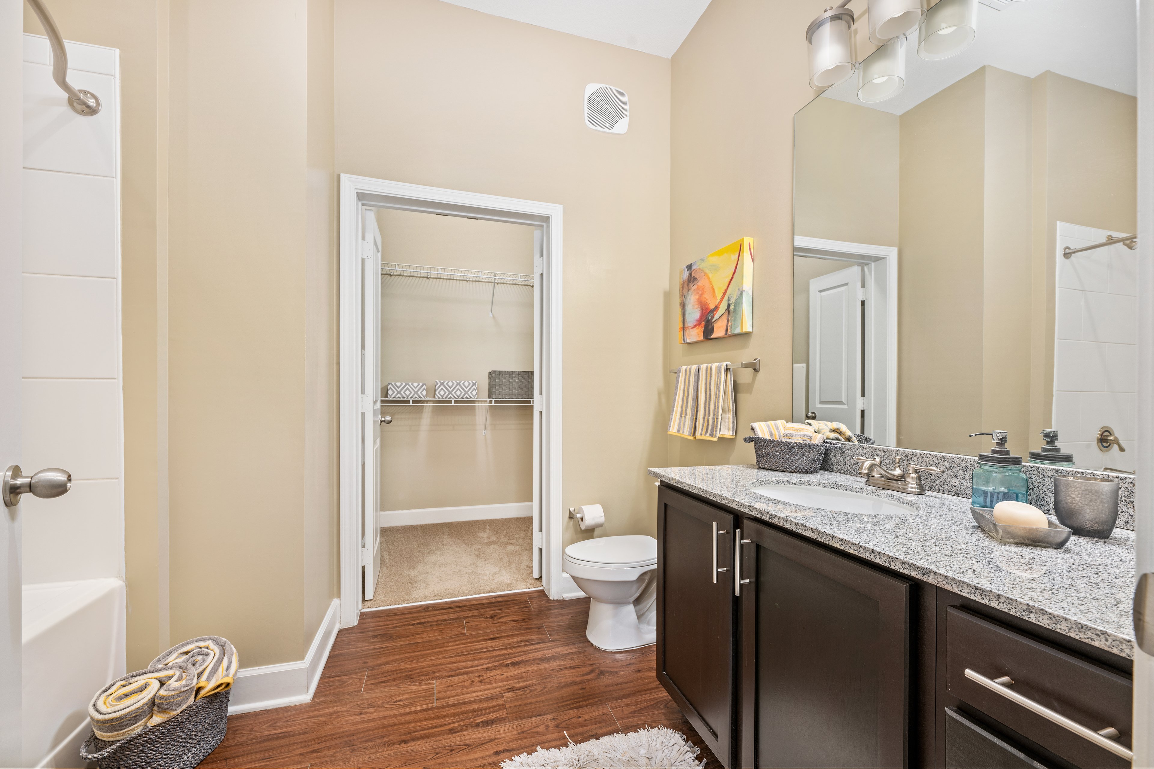 Bathroom at MAA Rivers Walk luxury apartment homes in Mt. Pleasant, SC