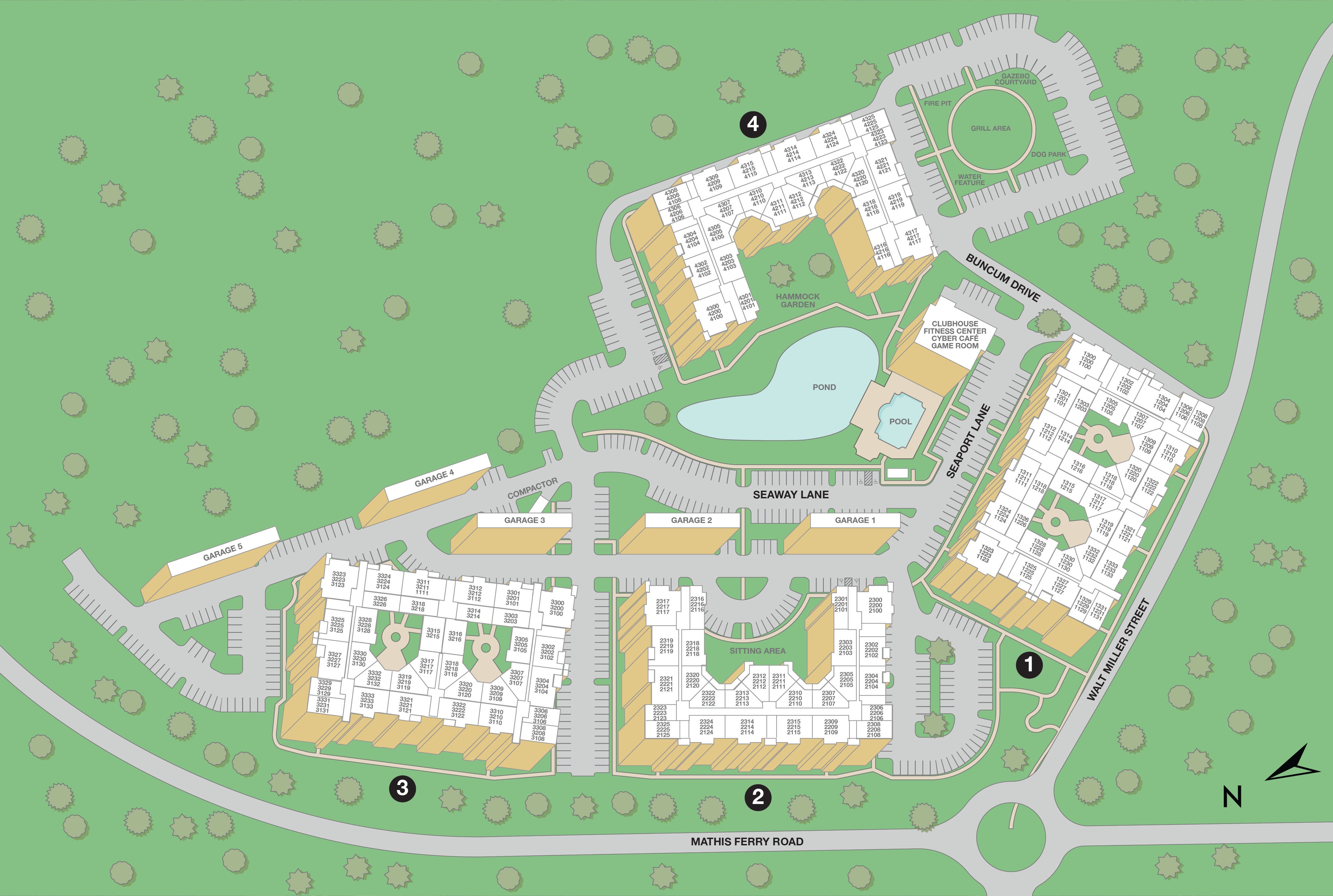 MAA Rivers Walk Property Sitemap