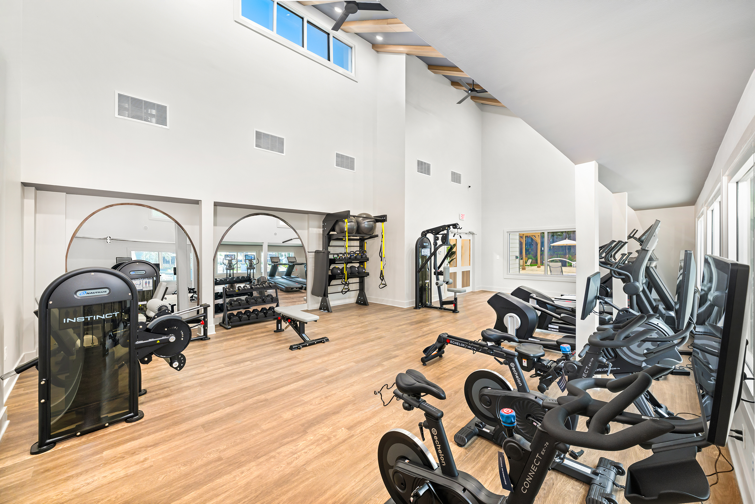 Fitness center at MAA Runaway Bay luxury apartment homes in Mt. Pleasant, SC