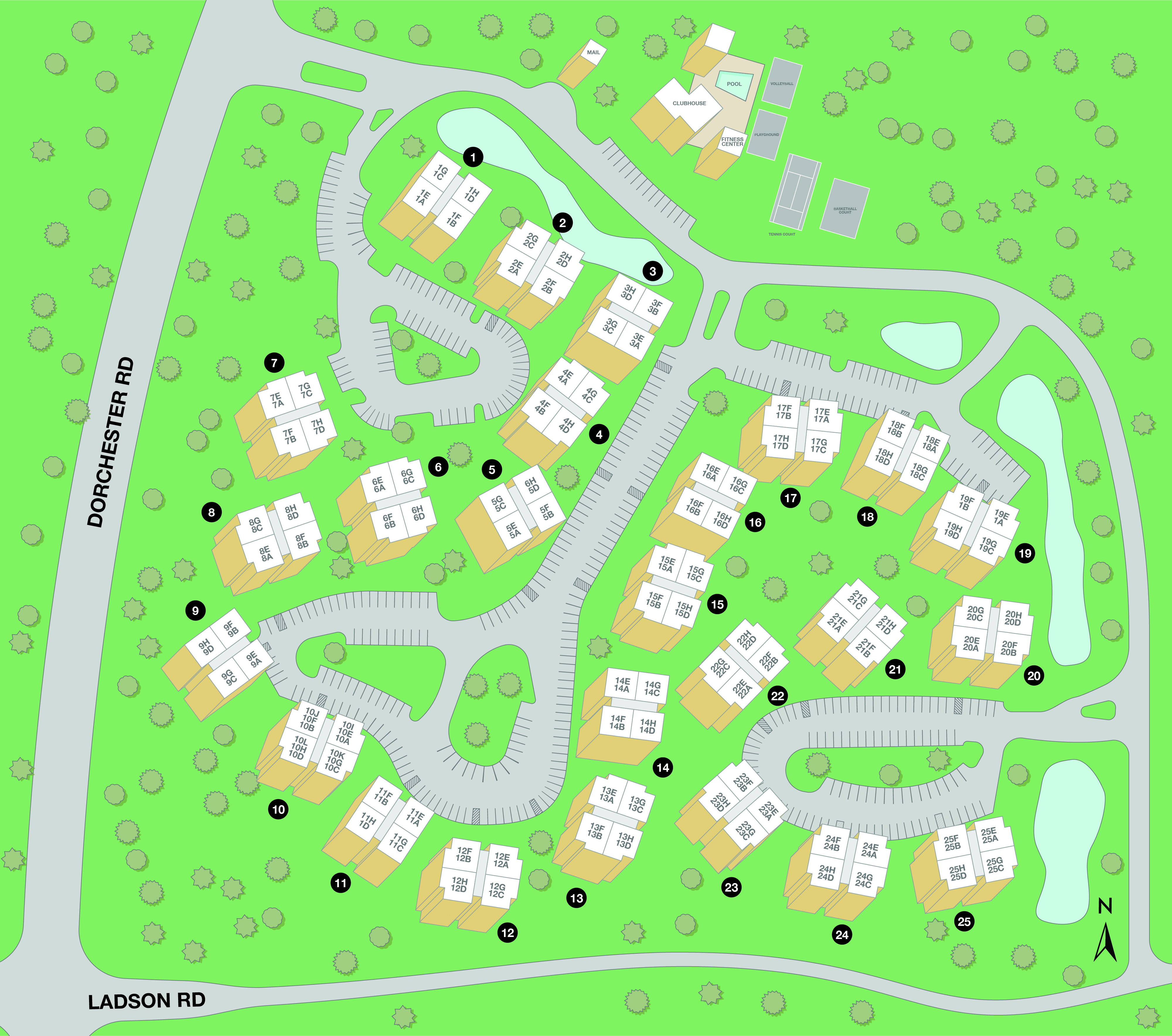 MAA Waters Edge Sitemap