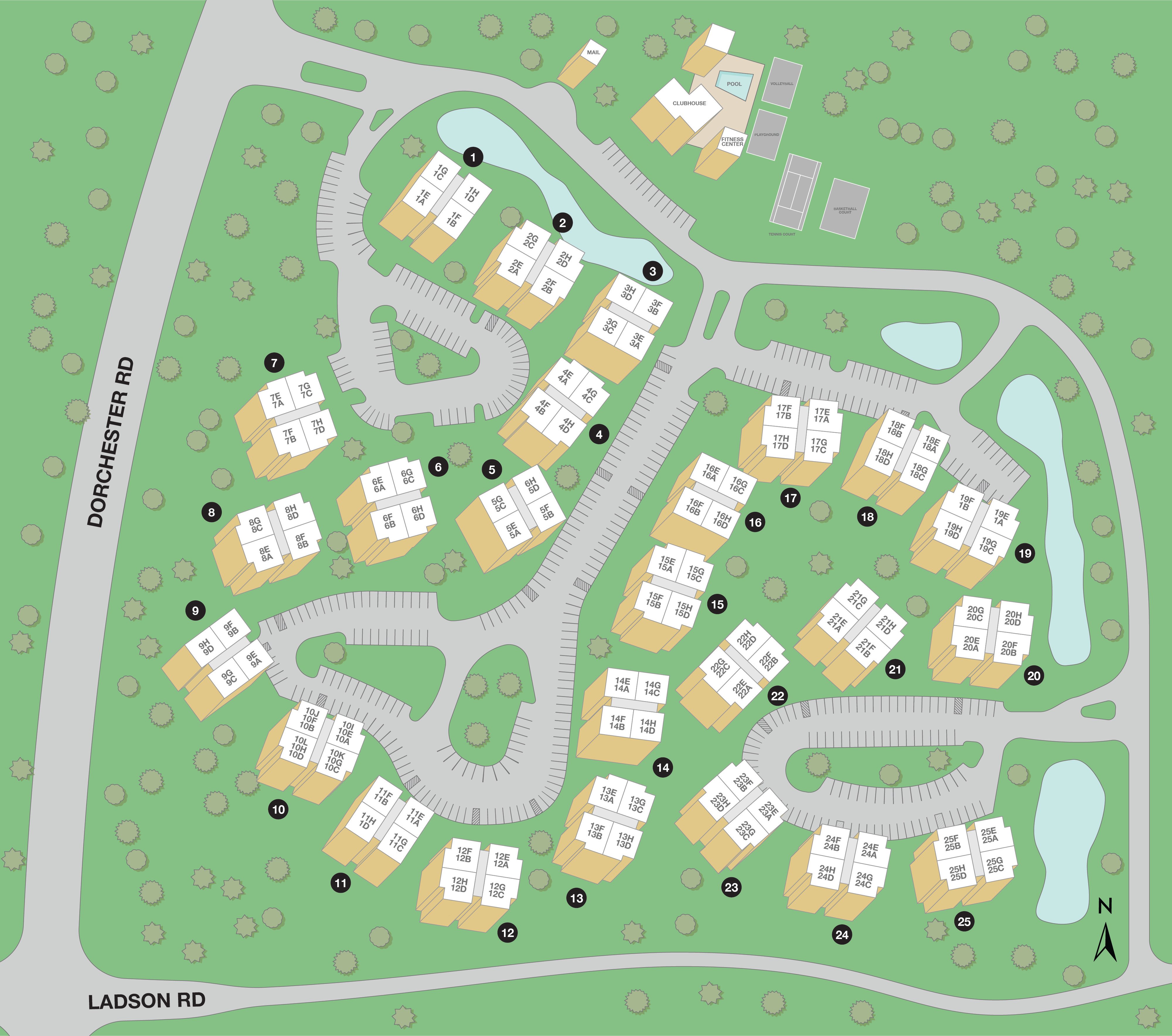 MAA Waters Edge Sitemap