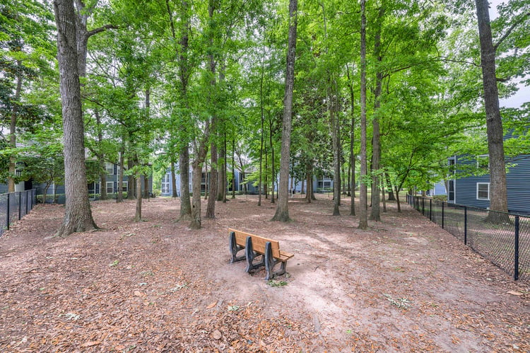 Dog park at MAA Waters Edge luxury apartment homes in Summerville, SC