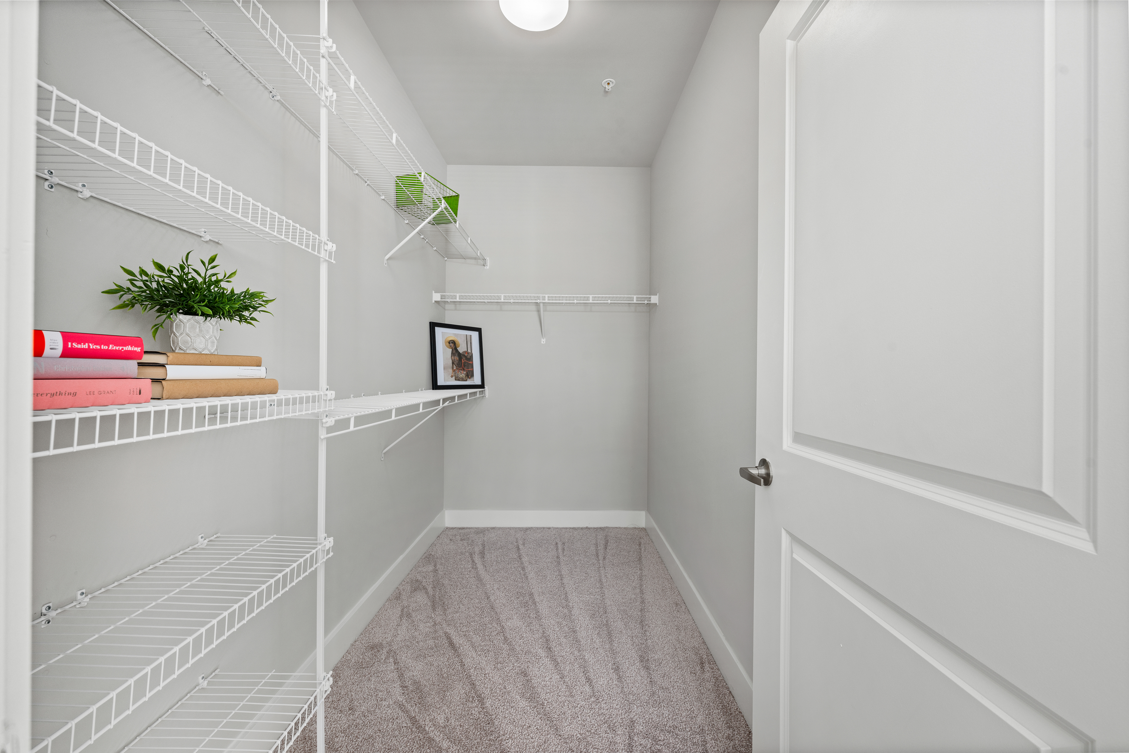Closet at MAA Greene luxury apartment homes in Greenville, SC