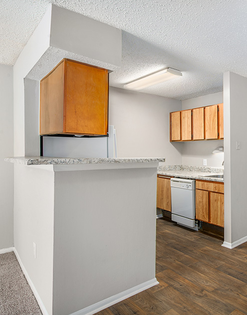 Kitchen at MAA Haywood luxury apartment homes in Greenville, SC